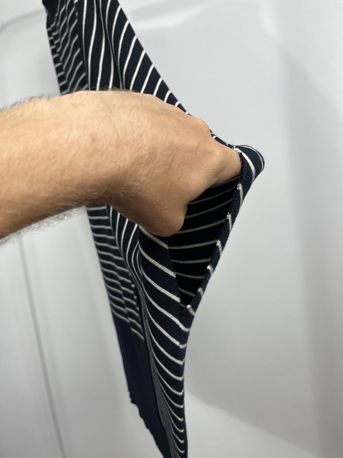 JW Anderson JW Anderson Women’s Striped Merino Wool Asymmetric Skirt S Size 28" / US 6 / IT 42 - 6 Thumbnail