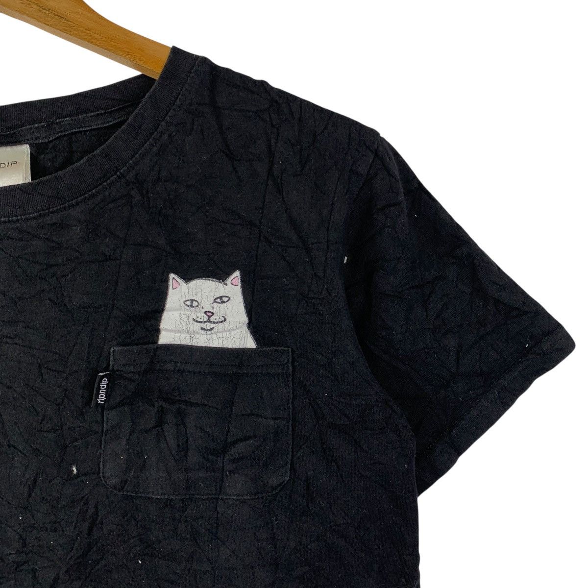 RIPNDIP RIPNDIP Praying Hands Back Print Tee Black Lord Nermal Pocke Size US M / EU 48-50 / 2 - 5 Thumbnail