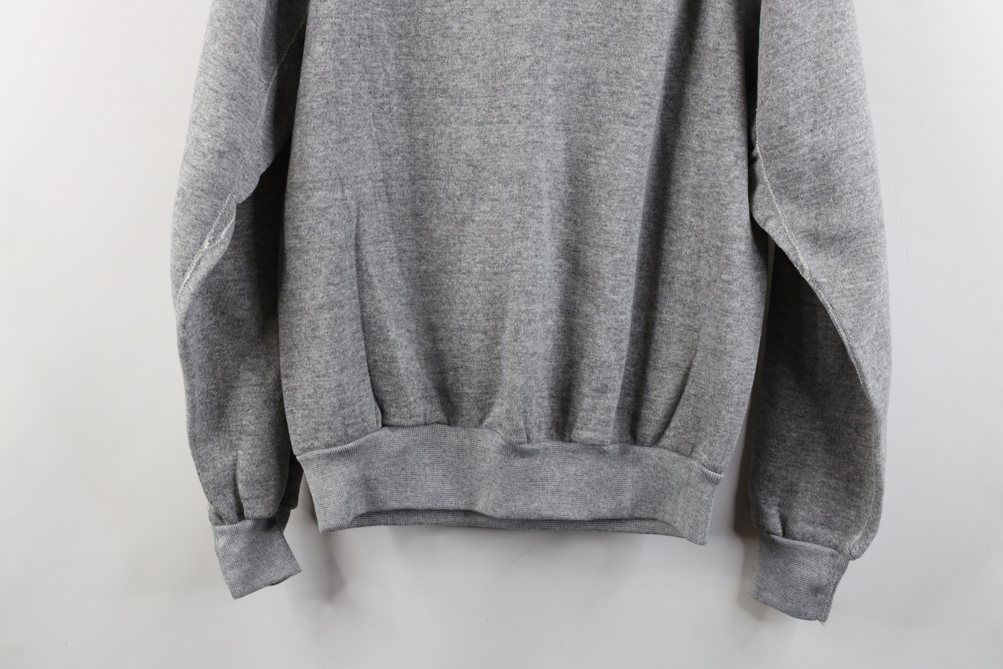 Vintage Vintage 70s Streetwear Triblend Sweatshirt Heather Gray USA Size US L / EU 52-54 / 3 - 12 Thumbnail