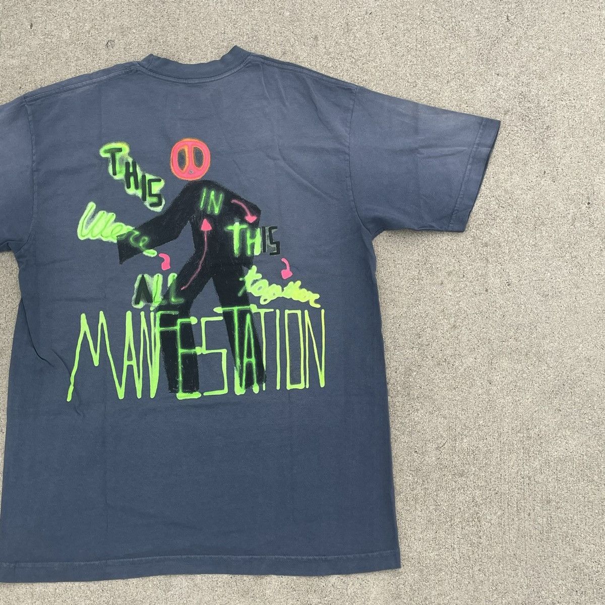 Travis Scott New Rare Travis Scott 2019 Festival Manifestation Tshirt szM Size US M / EU 48-50 / 2 - 9 Thumbnail