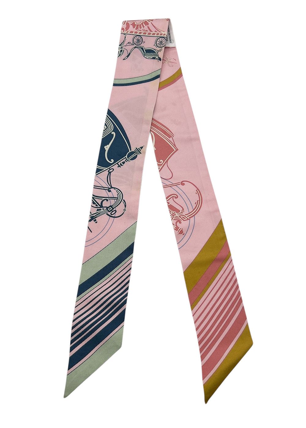 Hermes Hermès Ex-Libris Silk Scarf 100% Silk Size ONE SIZE - 3 Thumbnail