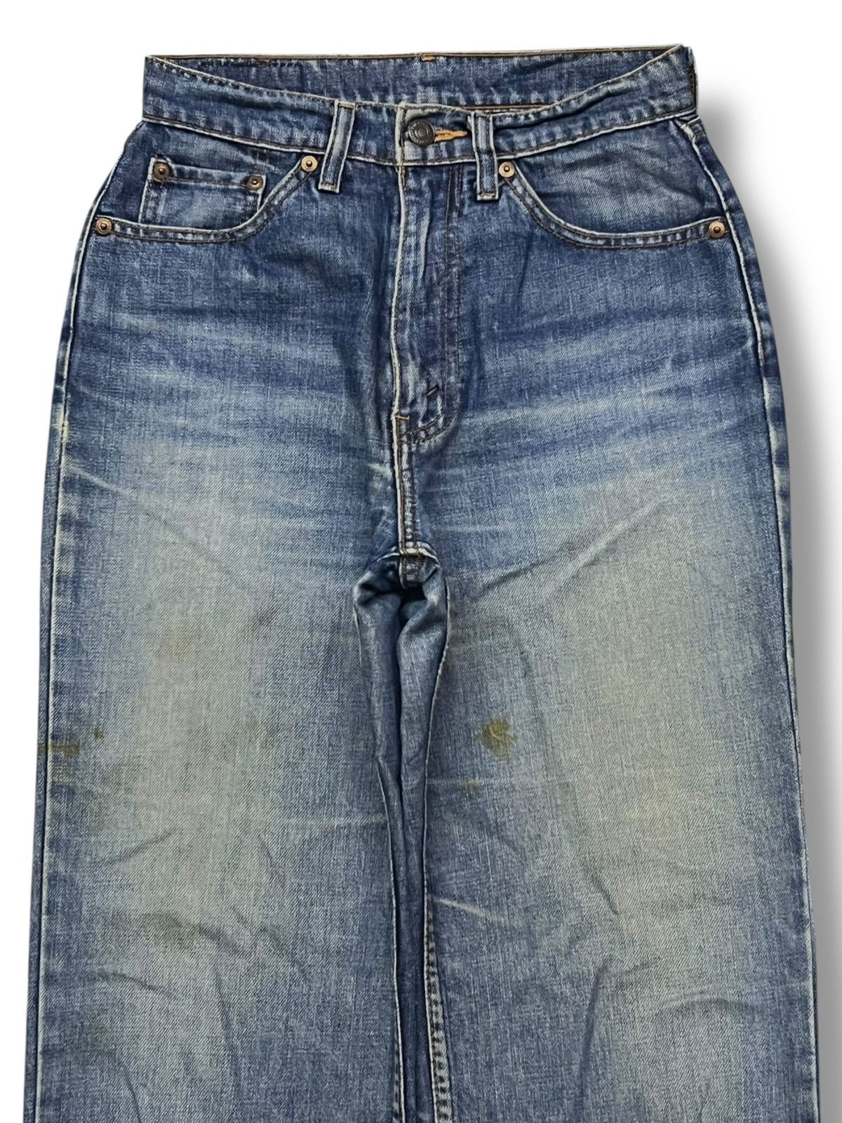 Levi's Vintage 90s Levi’s W519 Japan - Faded Rusty Wash Jeans Size 26" / US 2 / IT 38 - 4 Thumbnail