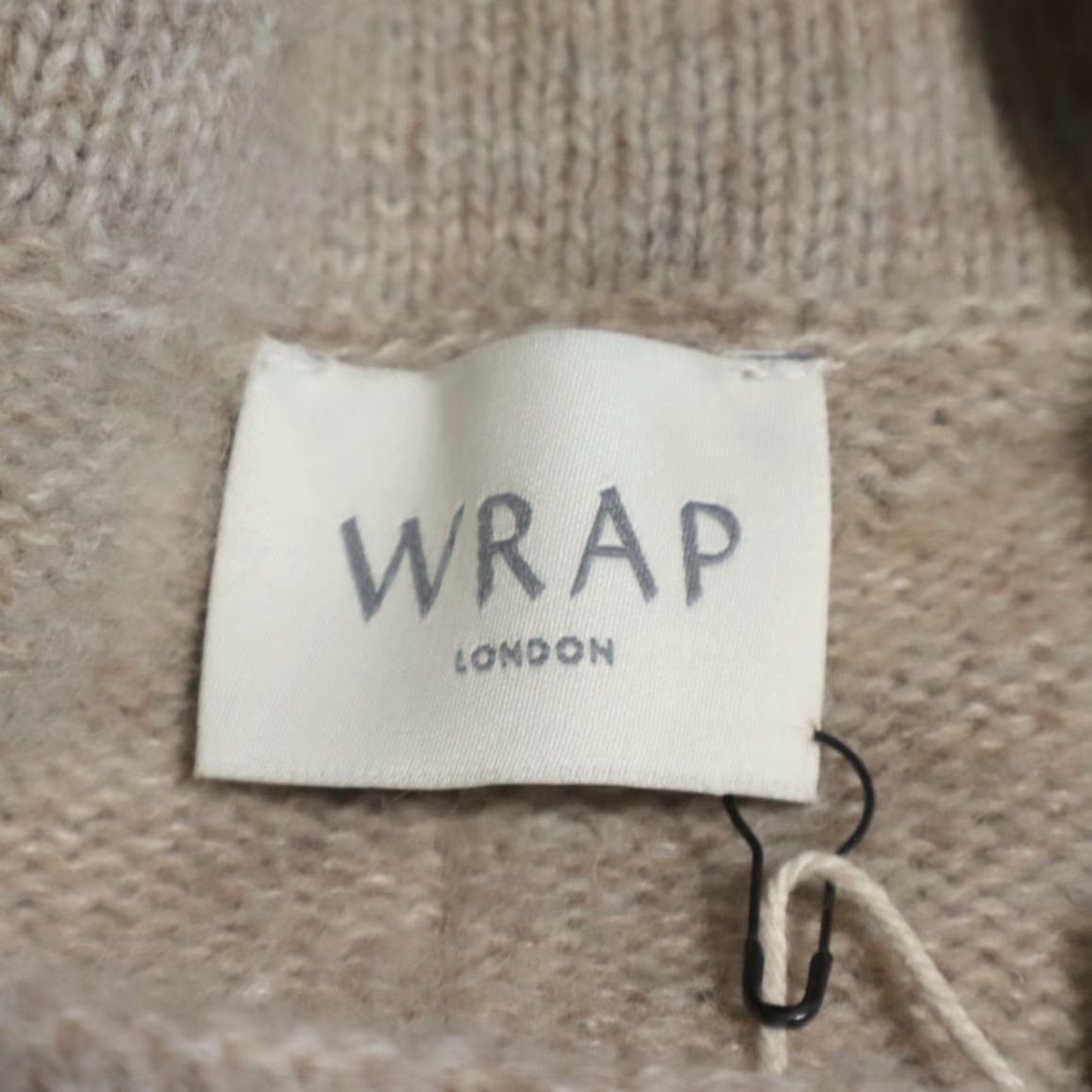 Vintage Wrap Wool Aplaca Knit Jacket Solid Long Sleeve Sweater Fawn Women's 10 Size L / US 10 / IT 46 - 5 Thumbnail