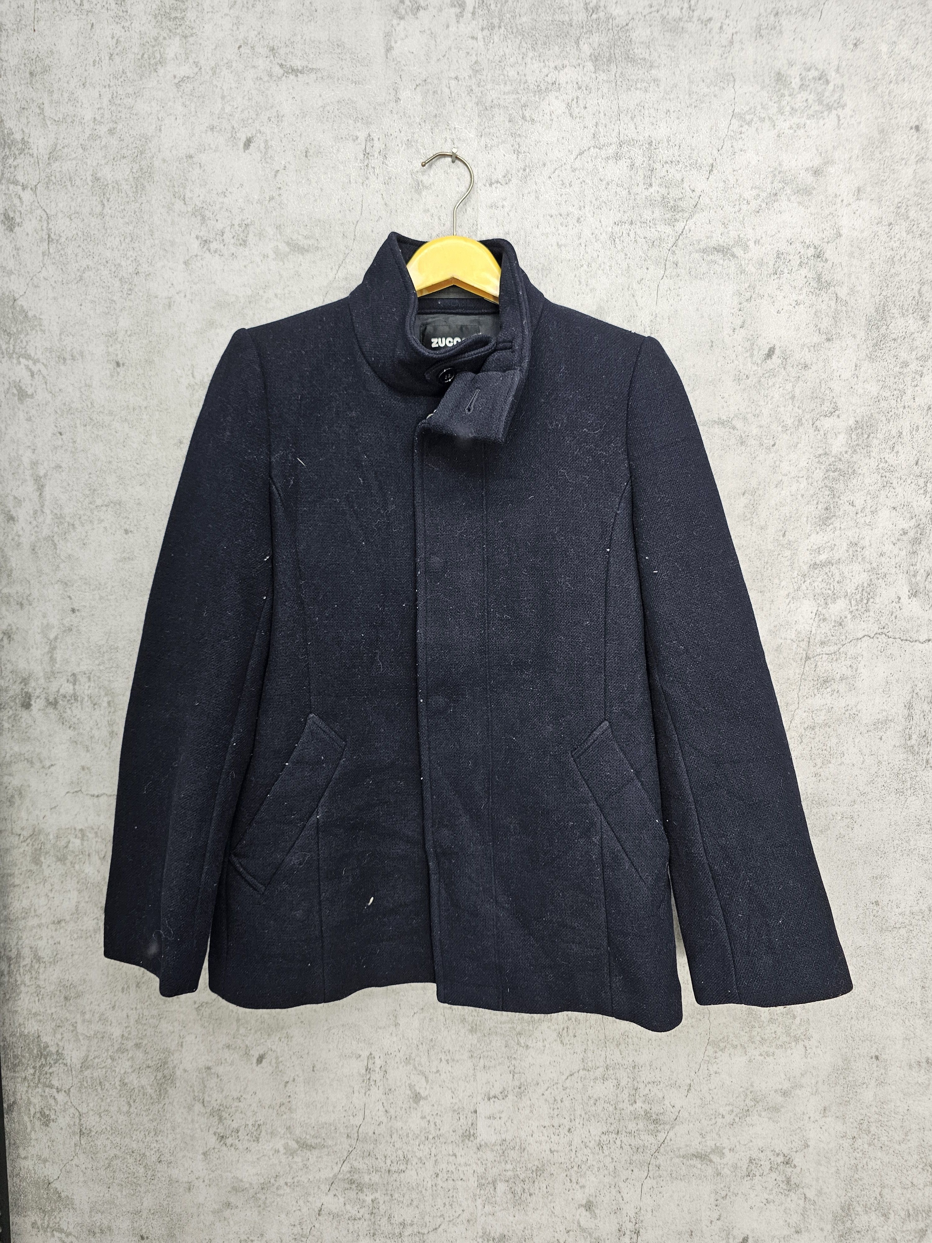 CABANE de ZUCCa Vintage ZUCCA Cabane De Zucca Wool Coat Jacket J0092 Size US S / EU 44-46 / 1 - 1 Thumbnail