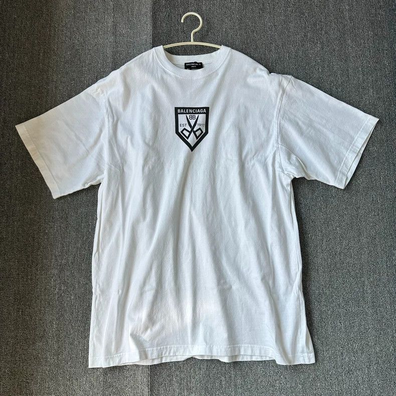 Balenciaga Balenciaga Scissor White Size US S / EU 44-46 / 1 - 1 Thumbnail