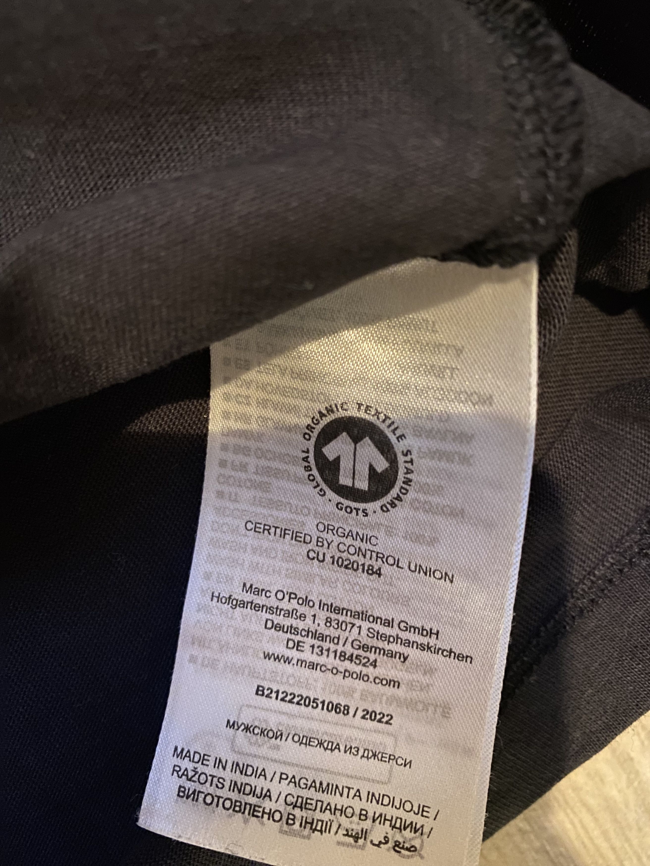 Marc O'Polo Mark O’Polo Black Basic T-Shirt – 100% Cotton 👕✨ Size US M / EU 48-50 / 2 - 4 Thumbnail