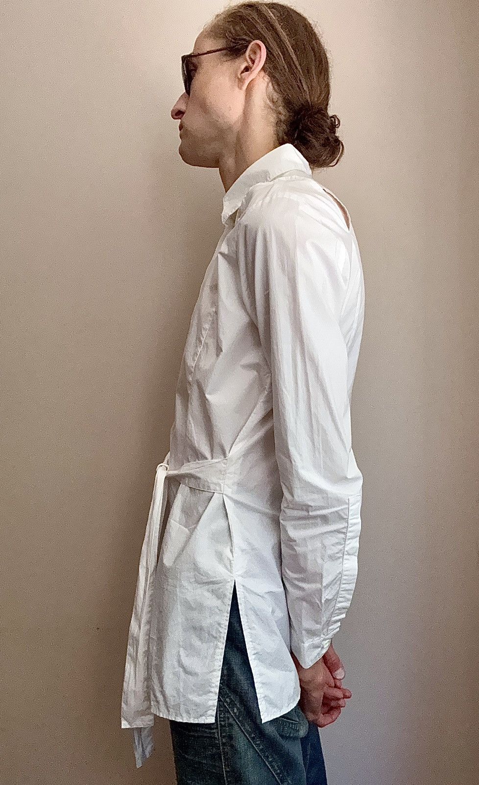Damir Doma Silent Damir Doma Bondage Strap Cold Shoulder Shirt Size US L / EU 52-54 / 3 - 10 Thumbnail