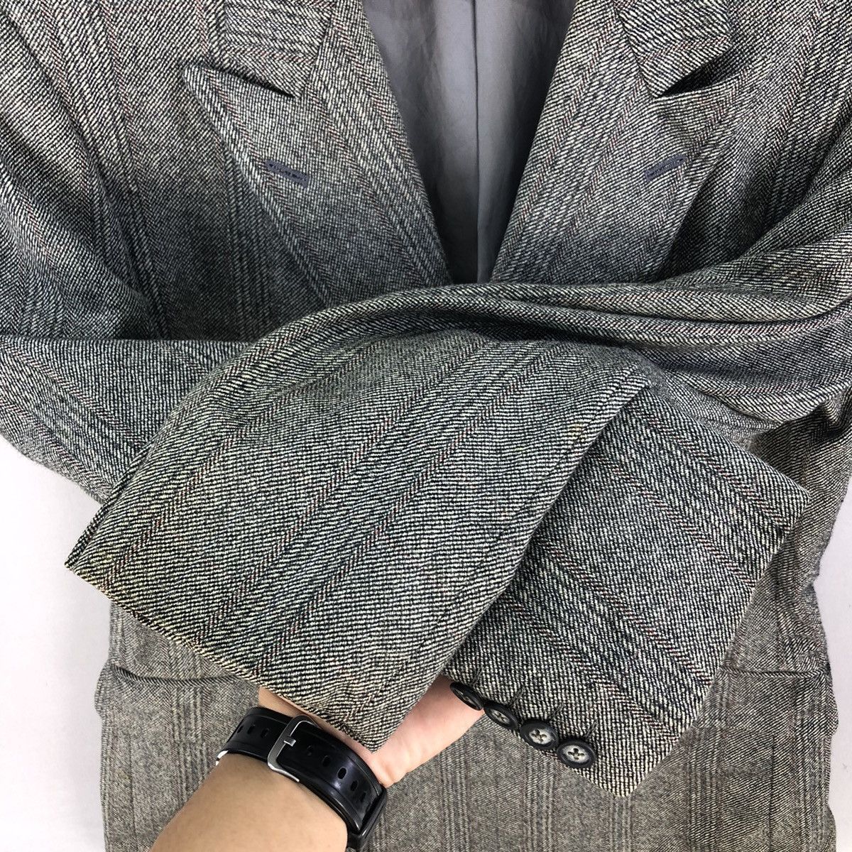 Burberry Vintage 90’s Burberrys Double Breasted Wool Blazer Size US M / EU 48-50 / 2 - 11 Thumbnail