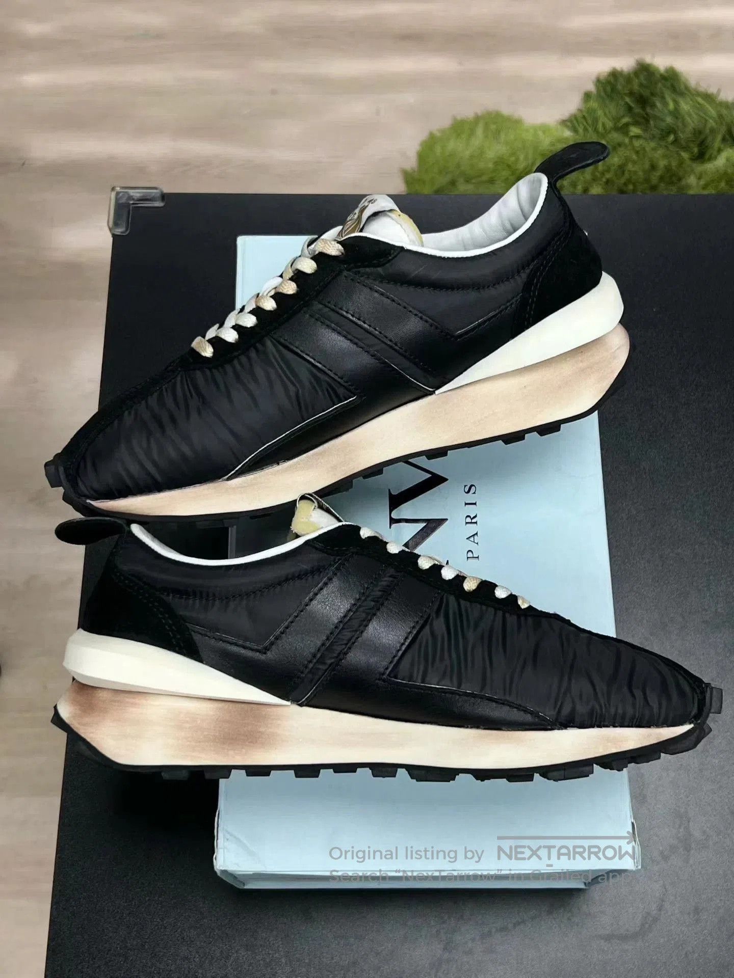 Lanvin Black Low-Top Sneakers Size 10. Size US 10 / EU 43 - 6 Thumbnail
