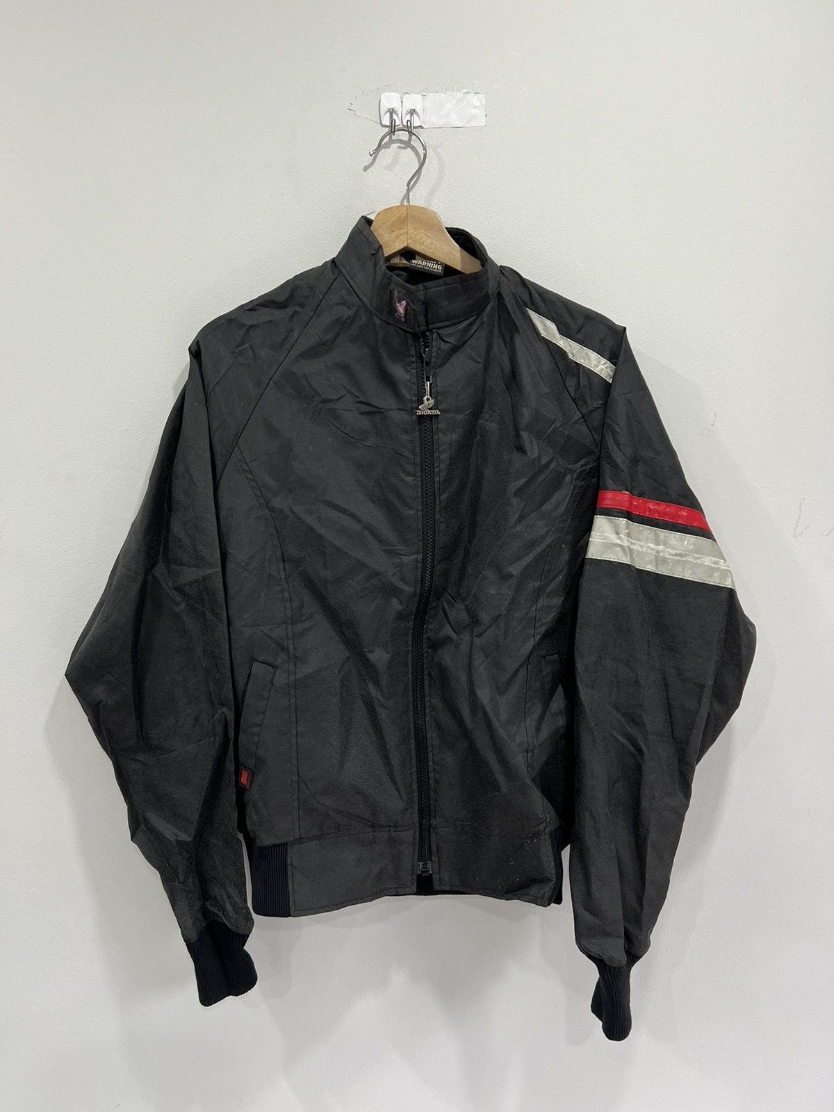 image of Vintage Hondaline Racing Jacket Honda Car in Black, Men's (Size Medium)