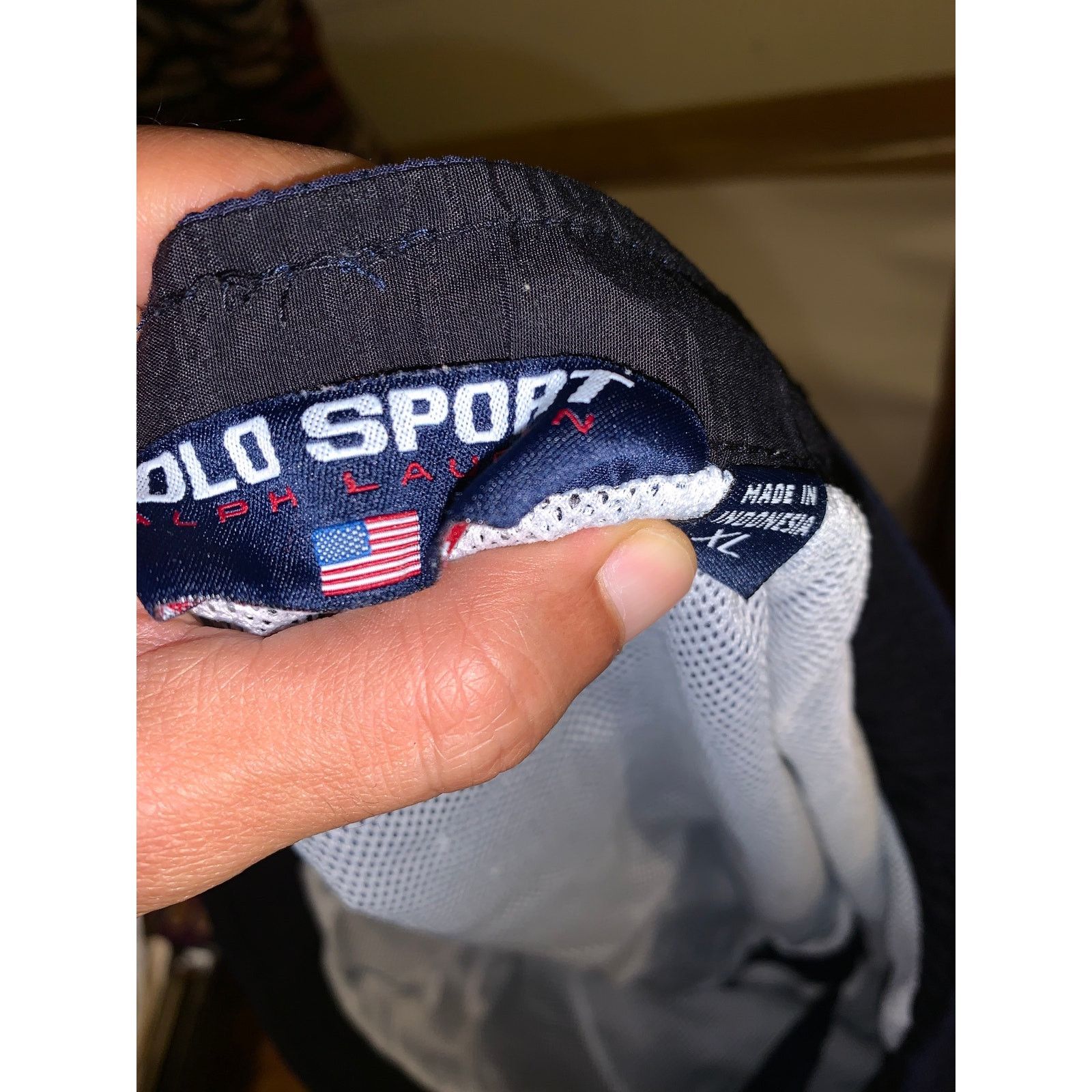 Polo Ralph Lauren × Vintage Vtg 90s Polo Sport Ralph Lauren Swim Trunks XL Navy Blue Size US 38 / EU 54 - 6 Thumbnail