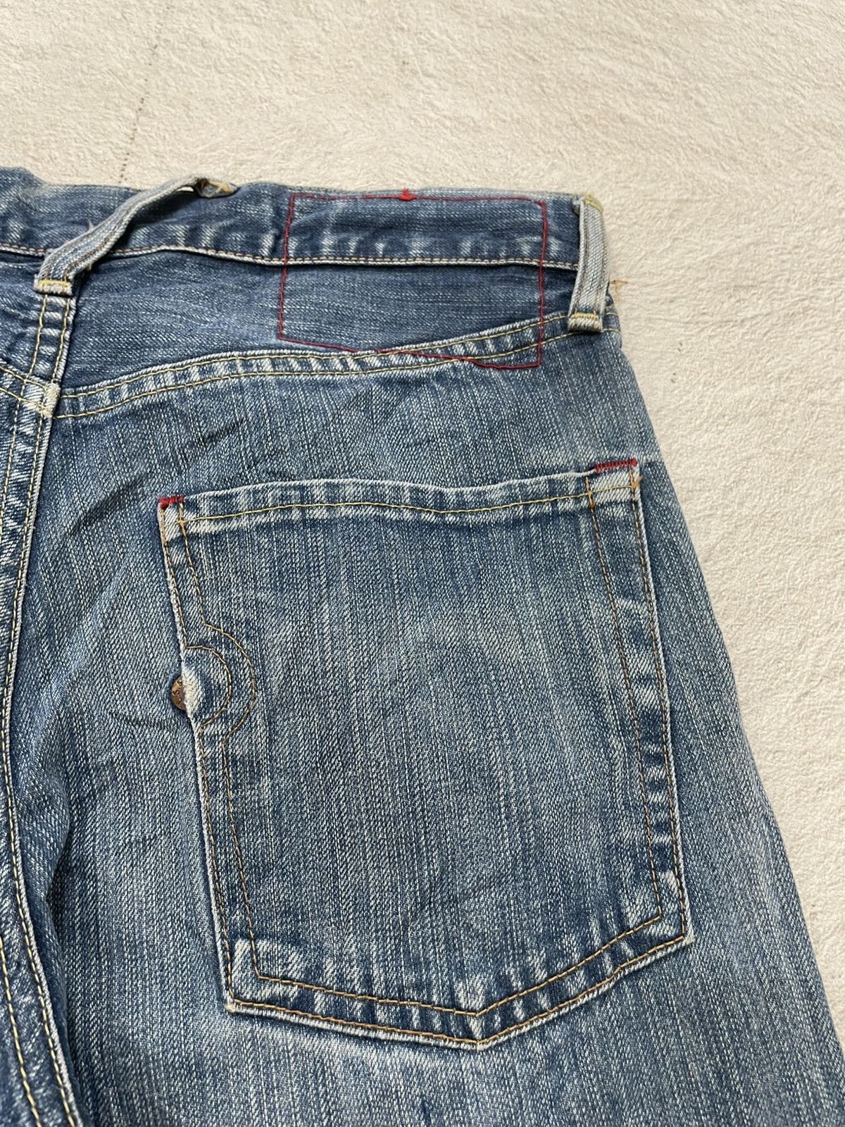 Levi's 2000s Levis 501 Distressed Denim Washed Jeans Loose Fit Y2K Size US 31 - 13 Thumbnail