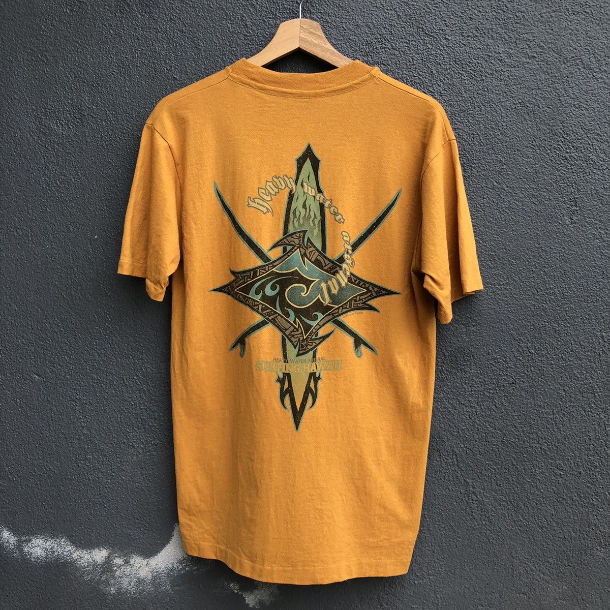 Anvil Vintage 90s Surfing Hawaii Tshirt Size US M / EU 48-50 / 2 - 1 Thumbnail