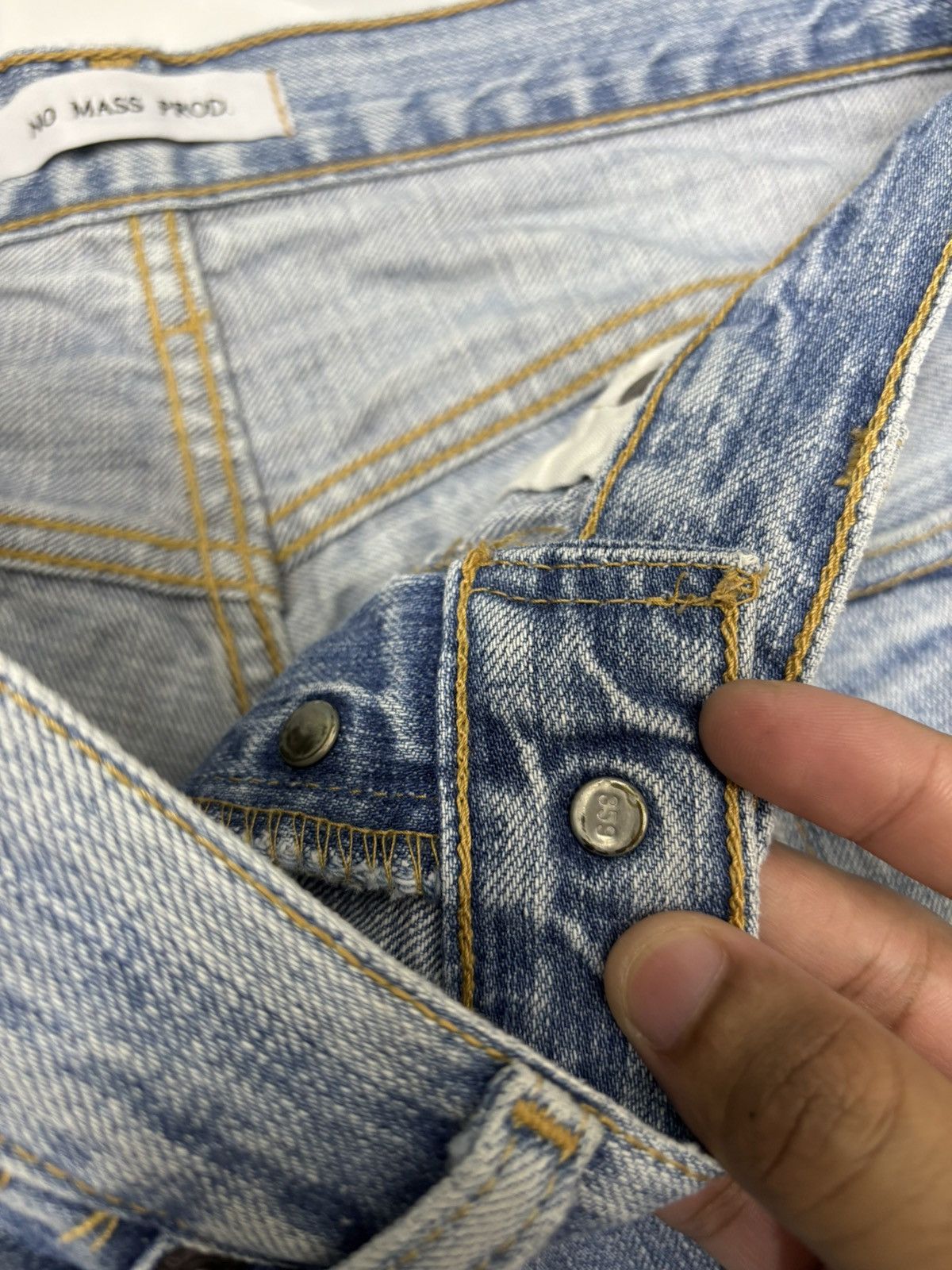 Levi's × Undercover Levis 501 NO MASS PROD Hagi Super Flared Jeans Distressed Size US 30 / EU 46 - 14 Thumbnail