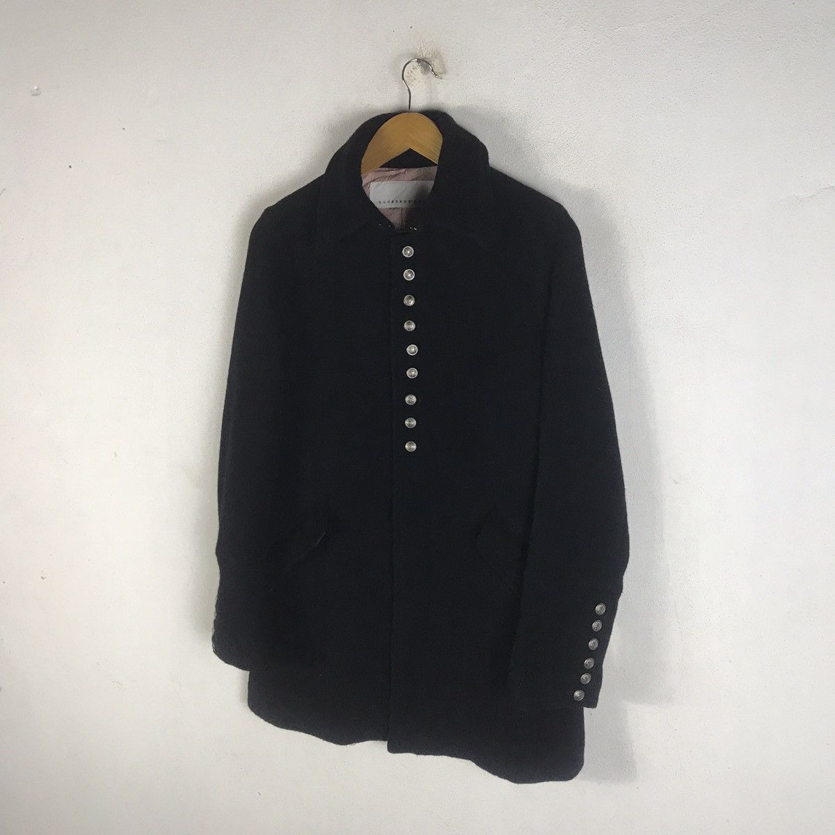 Issey Miyake Cyberpunk Archive Sunao Kuwahara Military Napoleon Wool Coat Size M / US 6-8 / IT 42-44 - 4 Thumbnail