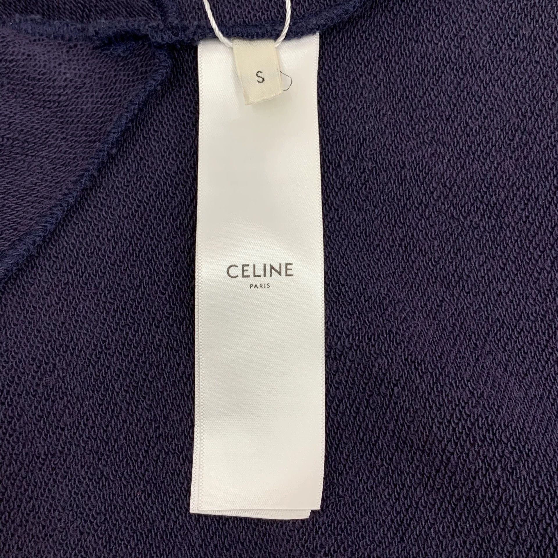 Celine Celine colorblock logo drawstring long-sleeved sweatshirt Size S / US 4 / IT 40 - 6 Thumbnail