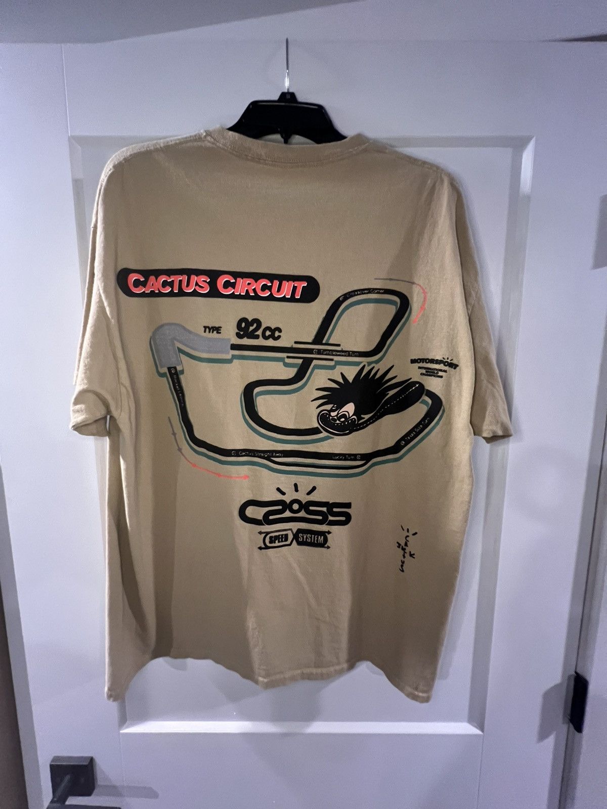 Travis Scott Travis Scott Cross Circuit Cactus Jack T-Shirt L Size US L / EU 52-54 / 3 - 2 Thumbnail