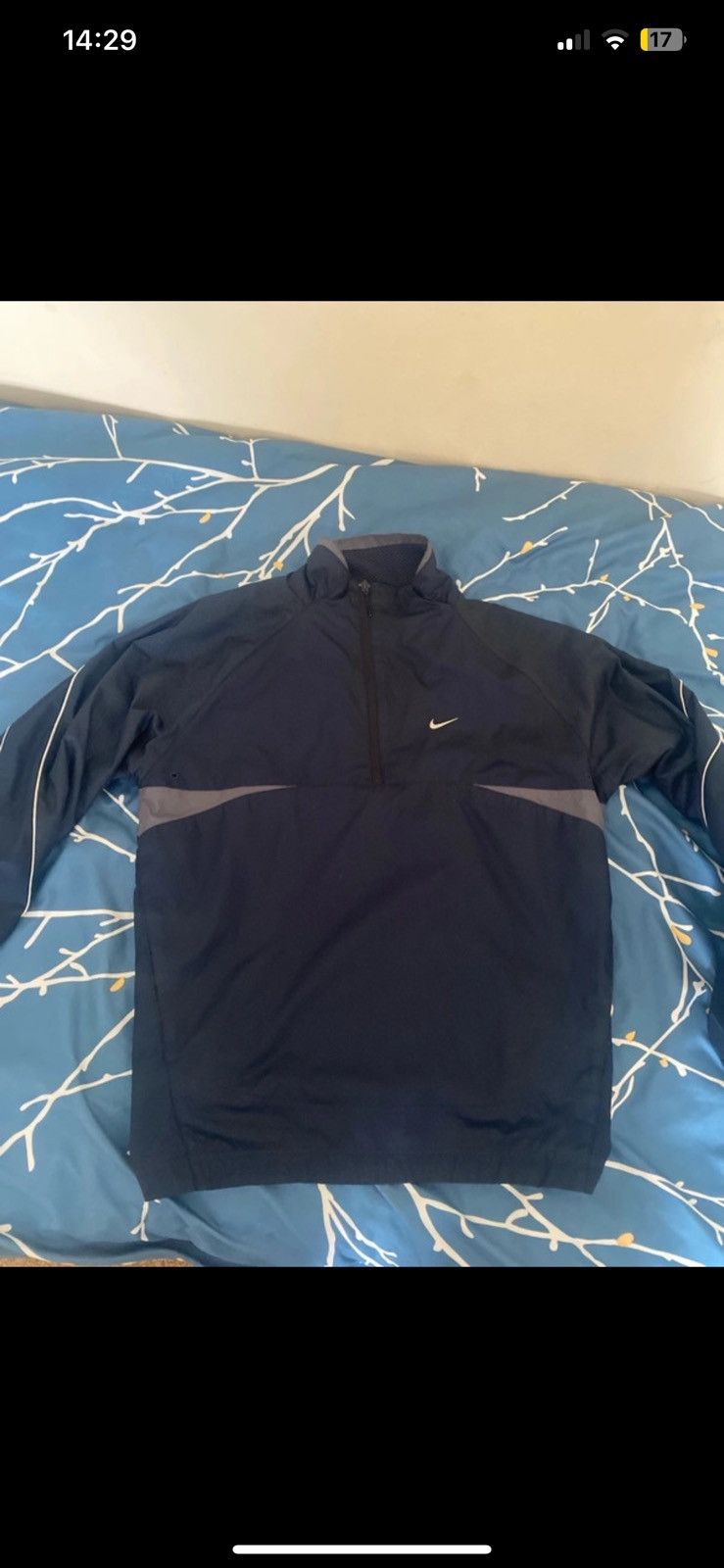 Nike × Vintage Nike Vintage Windbreaker - Navy Size US M / EU 48-50 / 2 - 1 Thumbnail