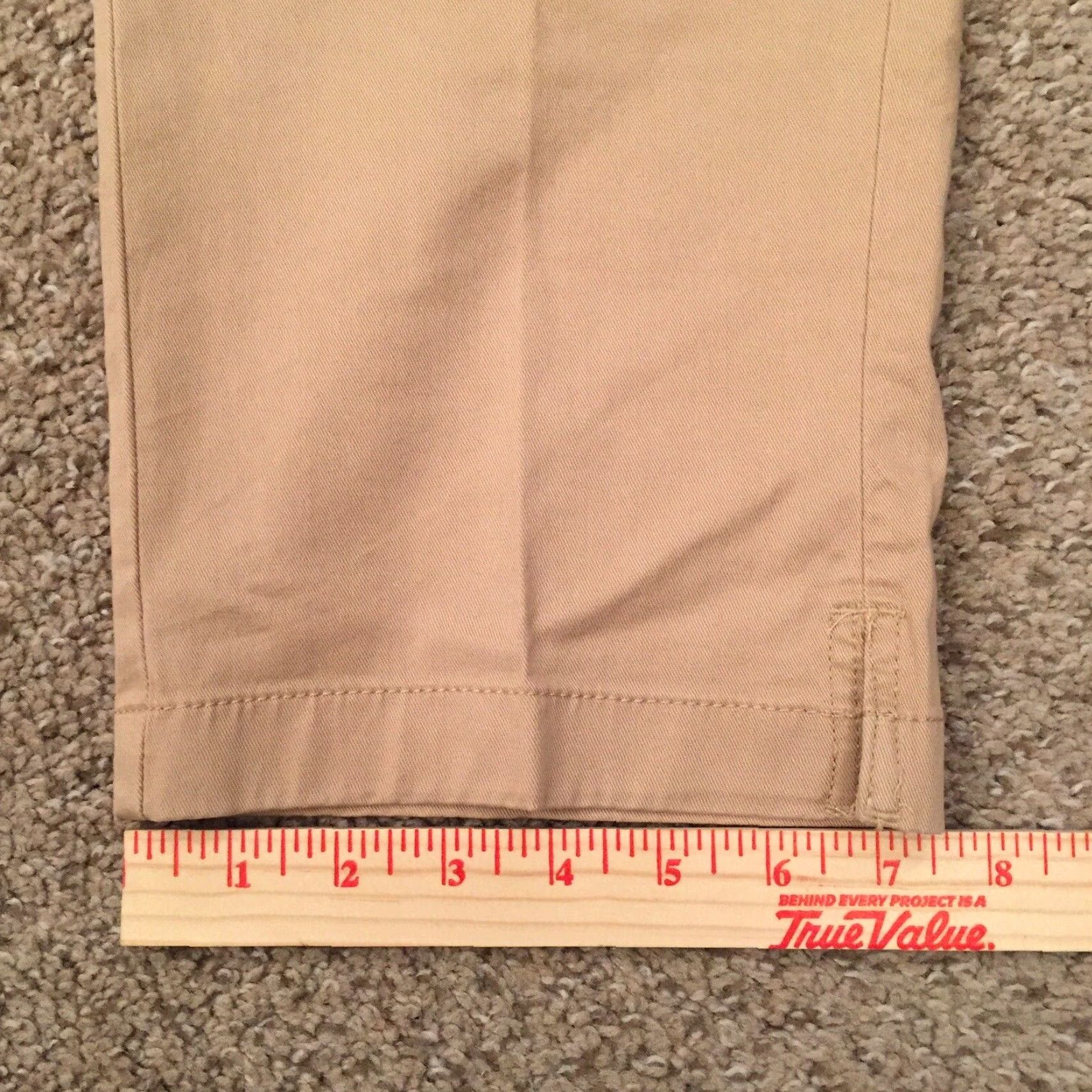 Vintage LL Bean Lakewashed Chino Pants Womens Size 12P Petite Cropped Beige New Size 34" / US 12 / IT 48 - 7 Thumbnail