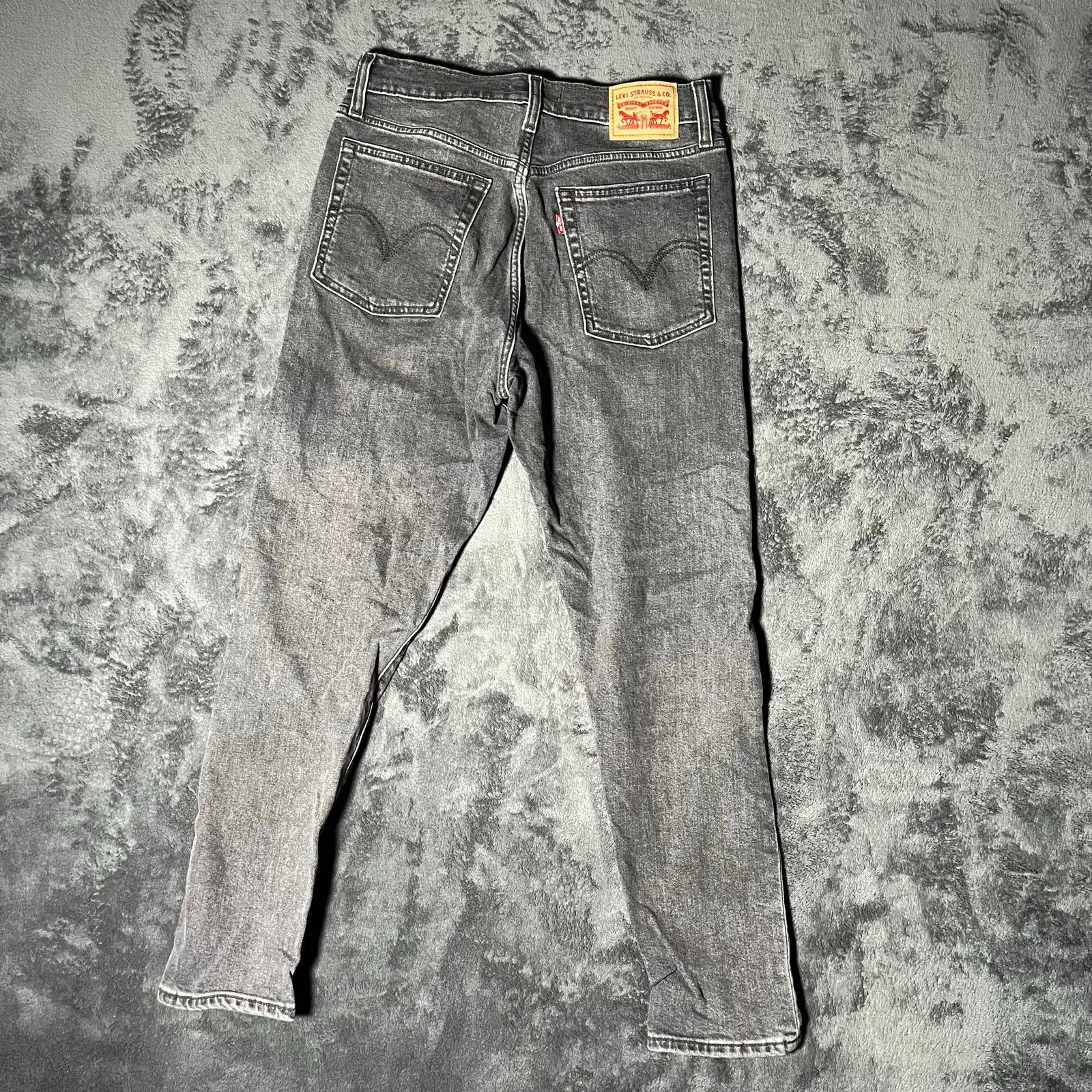 Levi's Levi's Wedge Skinny Women's High Rise Button Fly Gray Sz 29 Size 29" - 5 Thumbnail