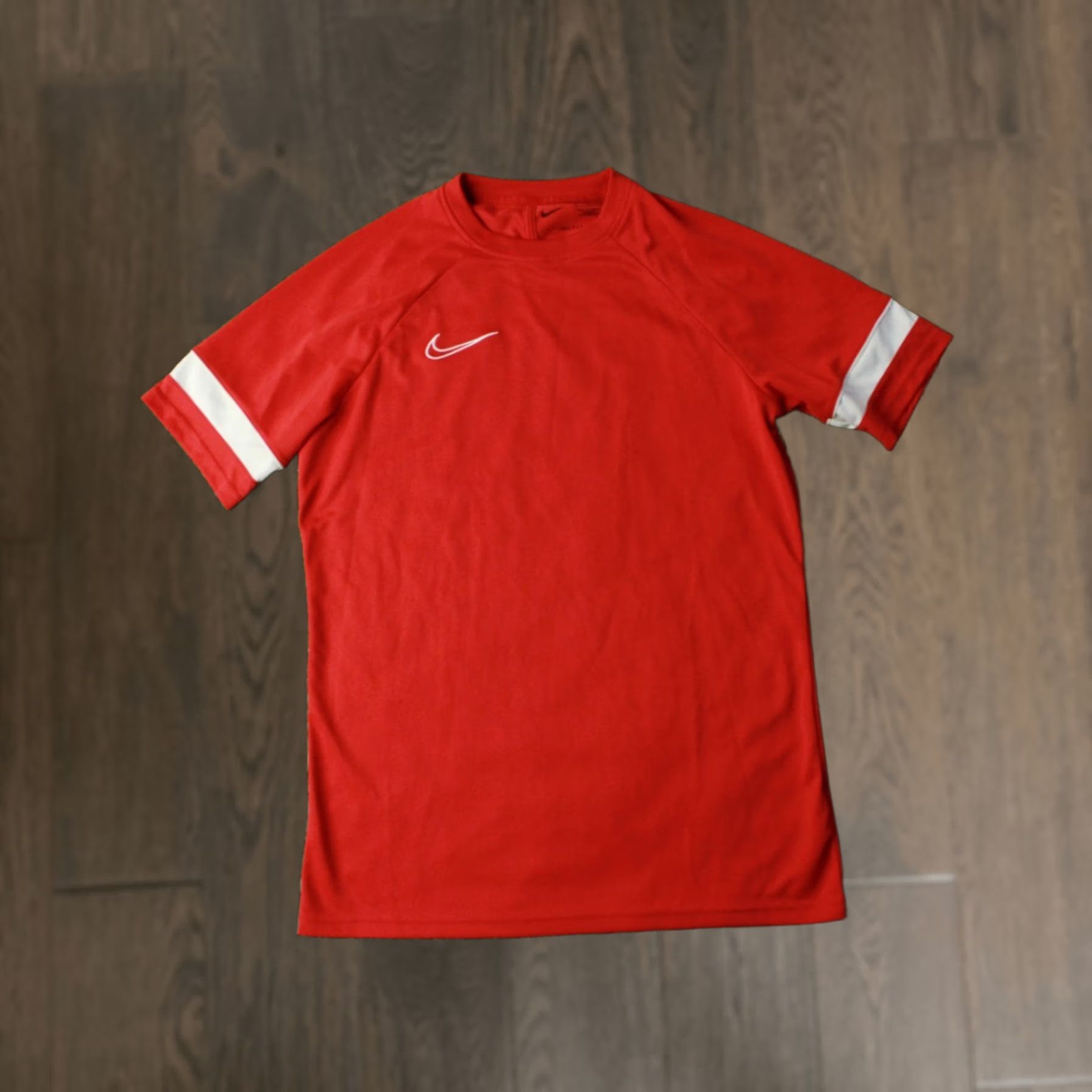 Nike Nike Academy Dri-Fit Men Football Shirt Jersey Tee Size M Medium Red and White Football Mens Shirt Size US M / EU 48-50 / 2 - 1 Thumbnail