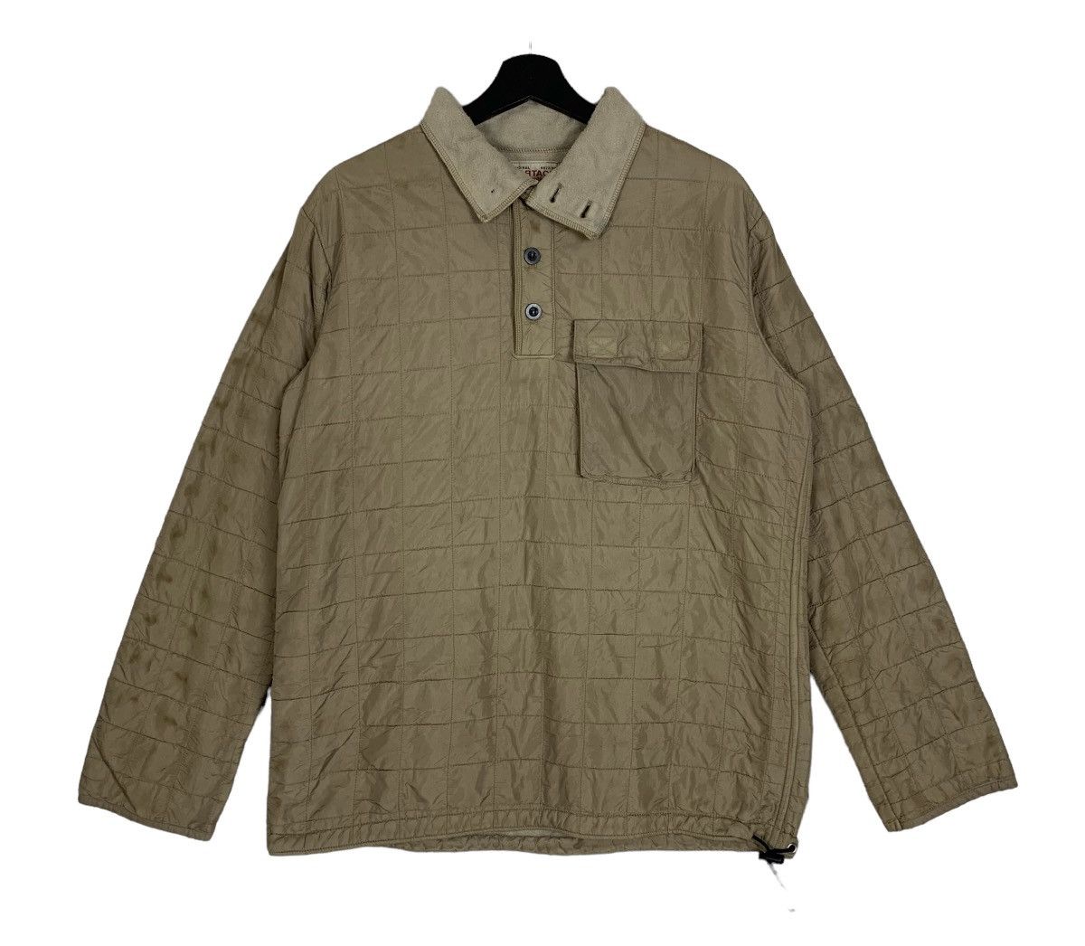 Japanese Brand Bartack Guaranteed Japanese Brand Quilted Half Button Jacket Size US M / EU 48-50 / 2 - 1 Thumbnail