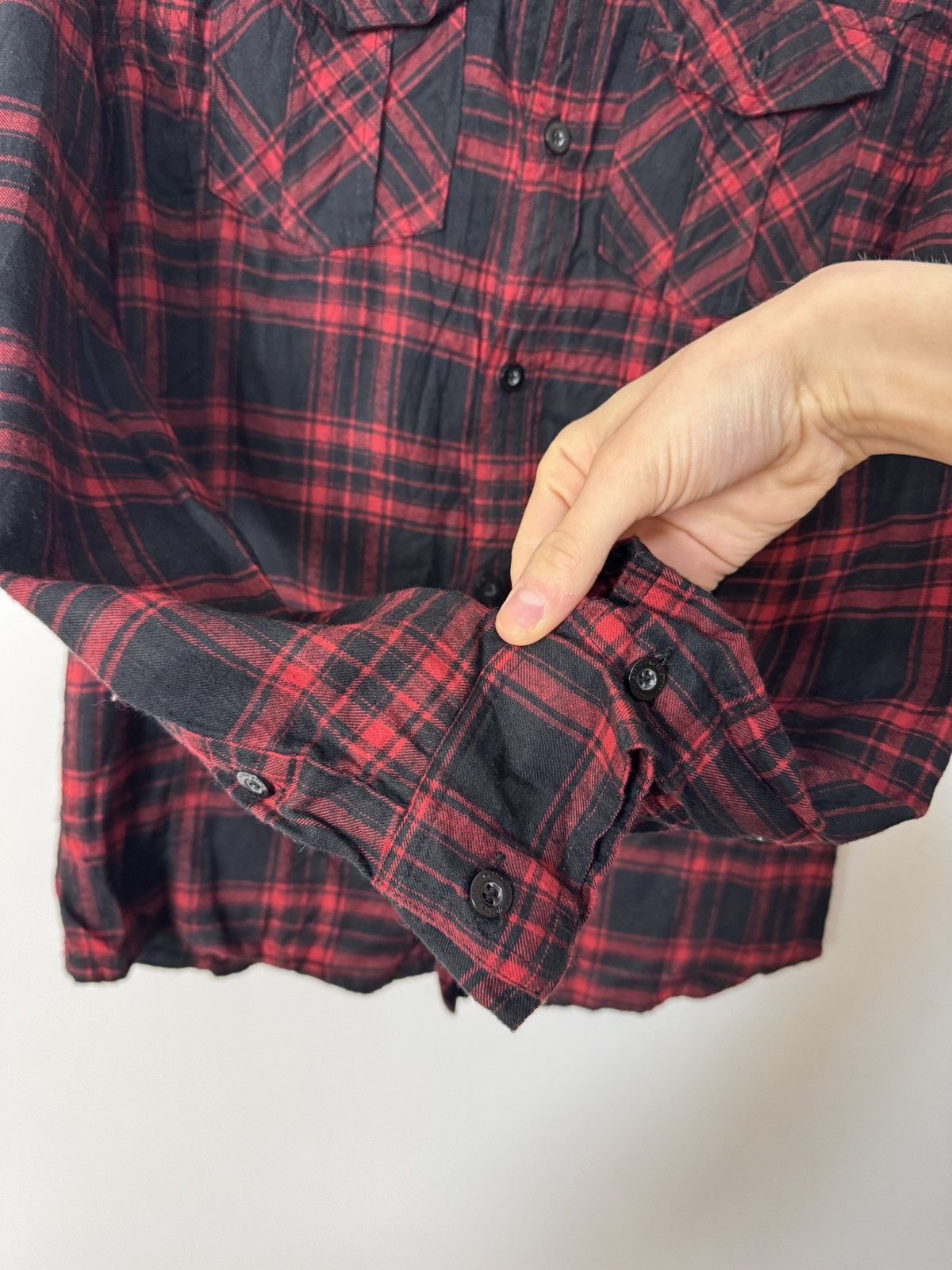In The Attic In The Attic Flannel punk long sleeve shirt Japanese Size US M / EU 48-50 / 2 - 5 Thumbnail