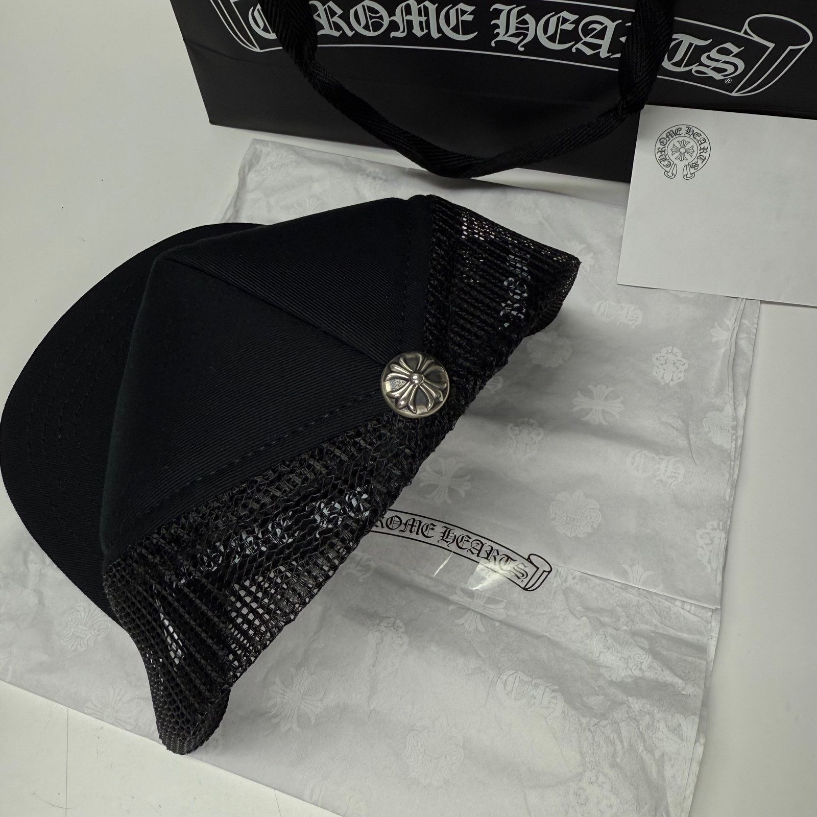 Chrome Hearts CHROME HEARTS TRUCKER CAP - CEMETERY PATCHWORK Size ONE SIZE - 3 Thumbnail