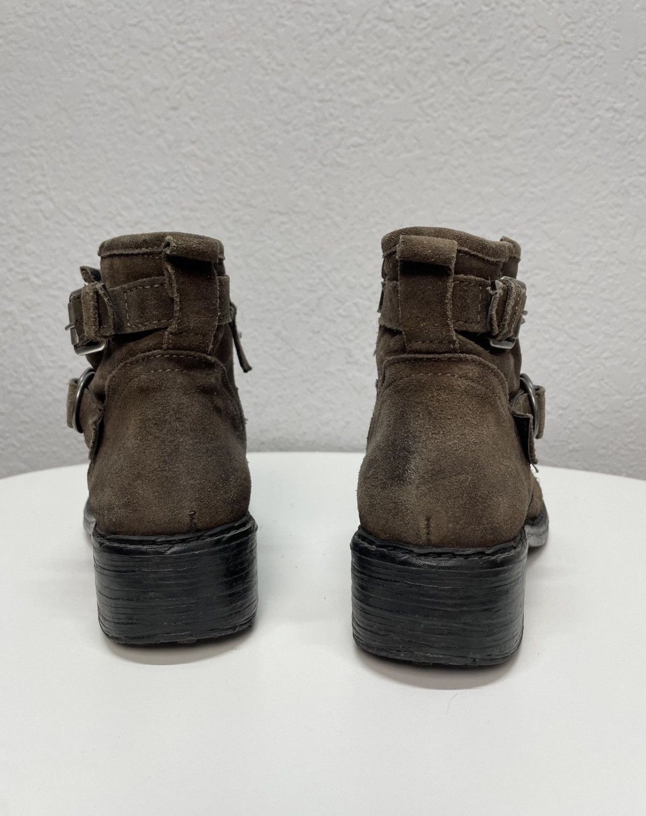 If Six Was Nine Vintage Italian AS 98 Vibe Guidi Style Leather Biker Boots Size US 7 / EU 40 - 5 Thumbnail