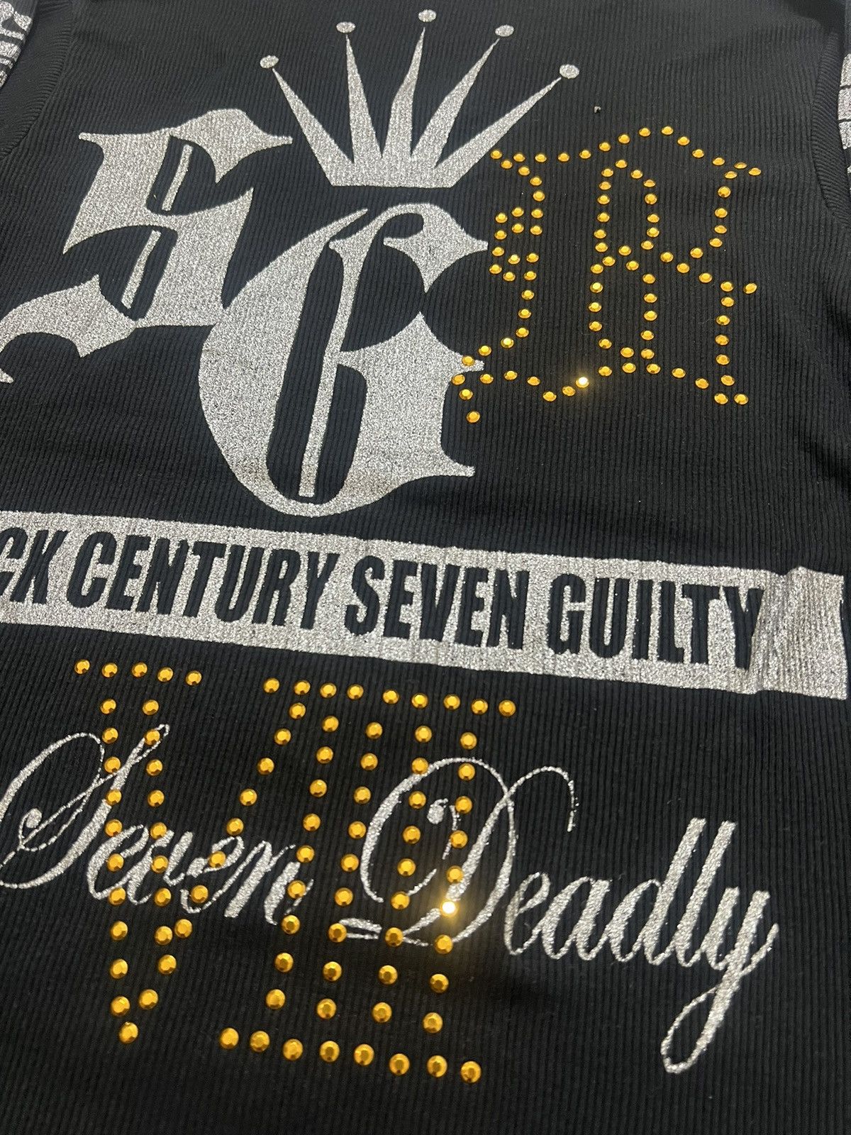 Hysteric Glamour × Undercover 2000s Japanese Archive Poem Studded Thermal y2k Lgb Ifsix Size US S / EU 44-46 / 1 - 3 Thumbnail