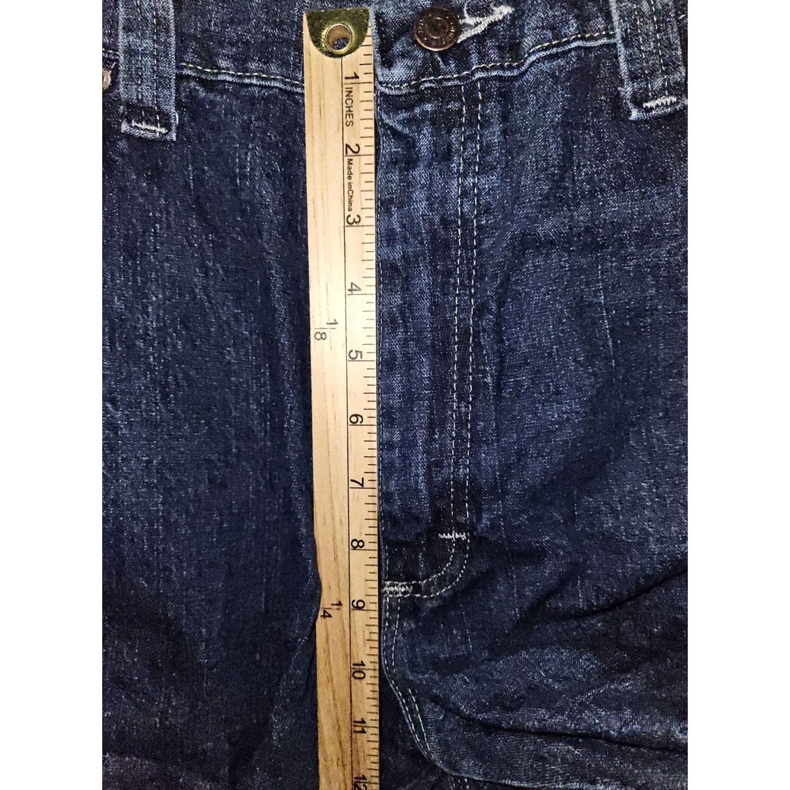 Wrangler Wrangler Carpenter Jeans Mens 34x32 Blue Mid Rise Casual Workwear Size US 34 / EU 50 - 4 Thumbnail