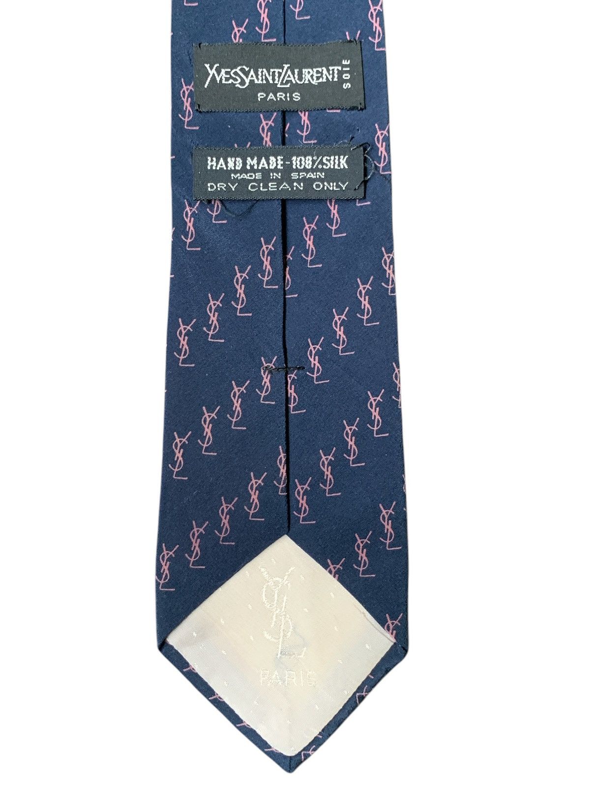 Designer × Vintage × Yves Saint Laurent Rare Design Vintage Yves Saint Laurent Ties Size ONE SIZE - 3 Thumbnail