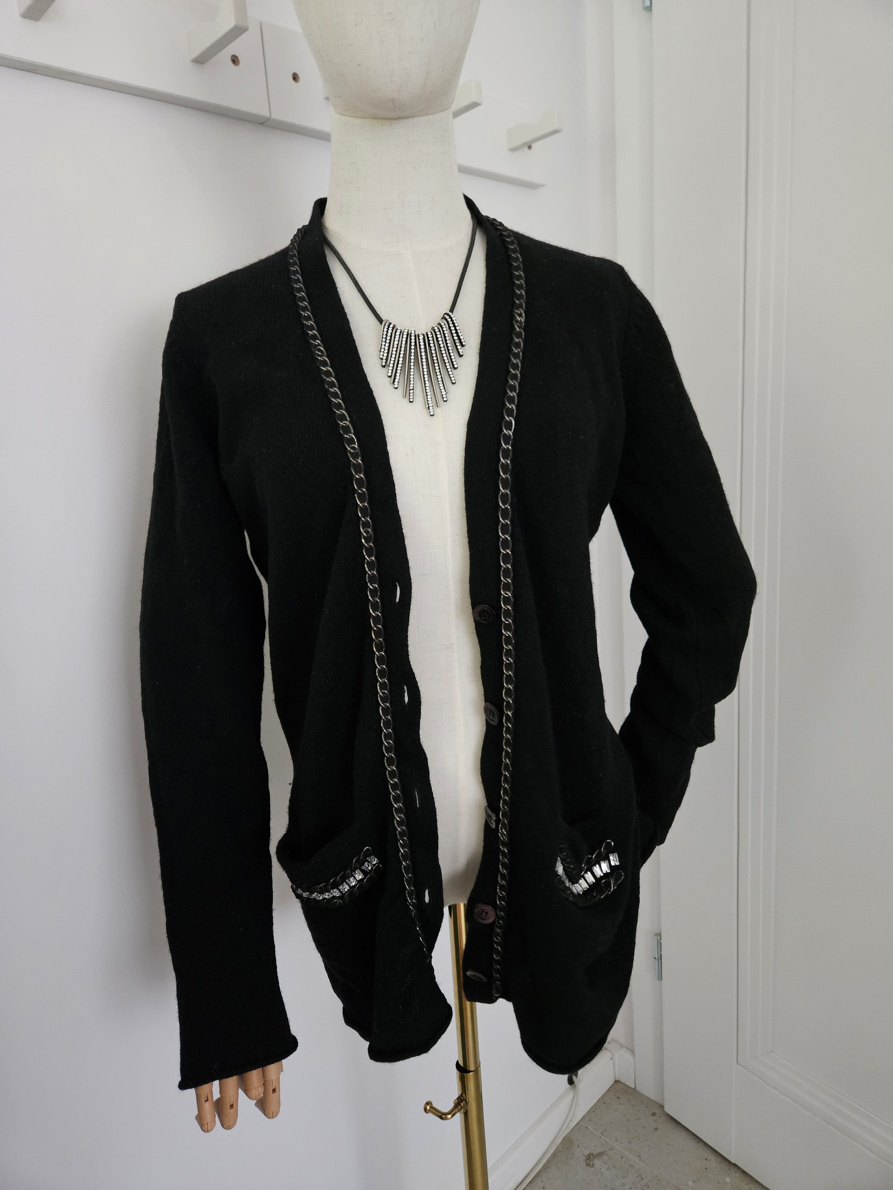 By Malene Birger black by Malene Birger Wool cardigan oldmoney Size S / US 4 / IT 40 - 7 Thumbnail