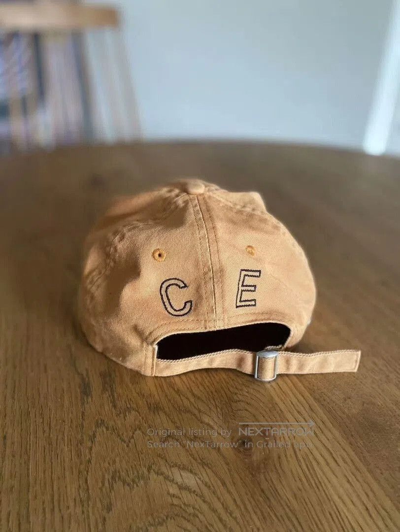 Bape cavempt embroidered baseball cap in orange. Size ONE SIZE - 3 Thumbnail