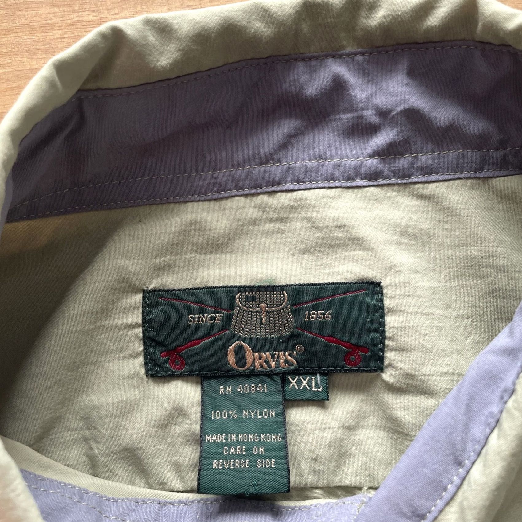 Orvis VINTAGE Orvis Jacket Mens 2XL Windbreaker Outdoor Fishing 90s Green Nylon Lightweight Mid-Length Training Casual Size US XXL / EU 58 / 5 - 3 Thumbnail