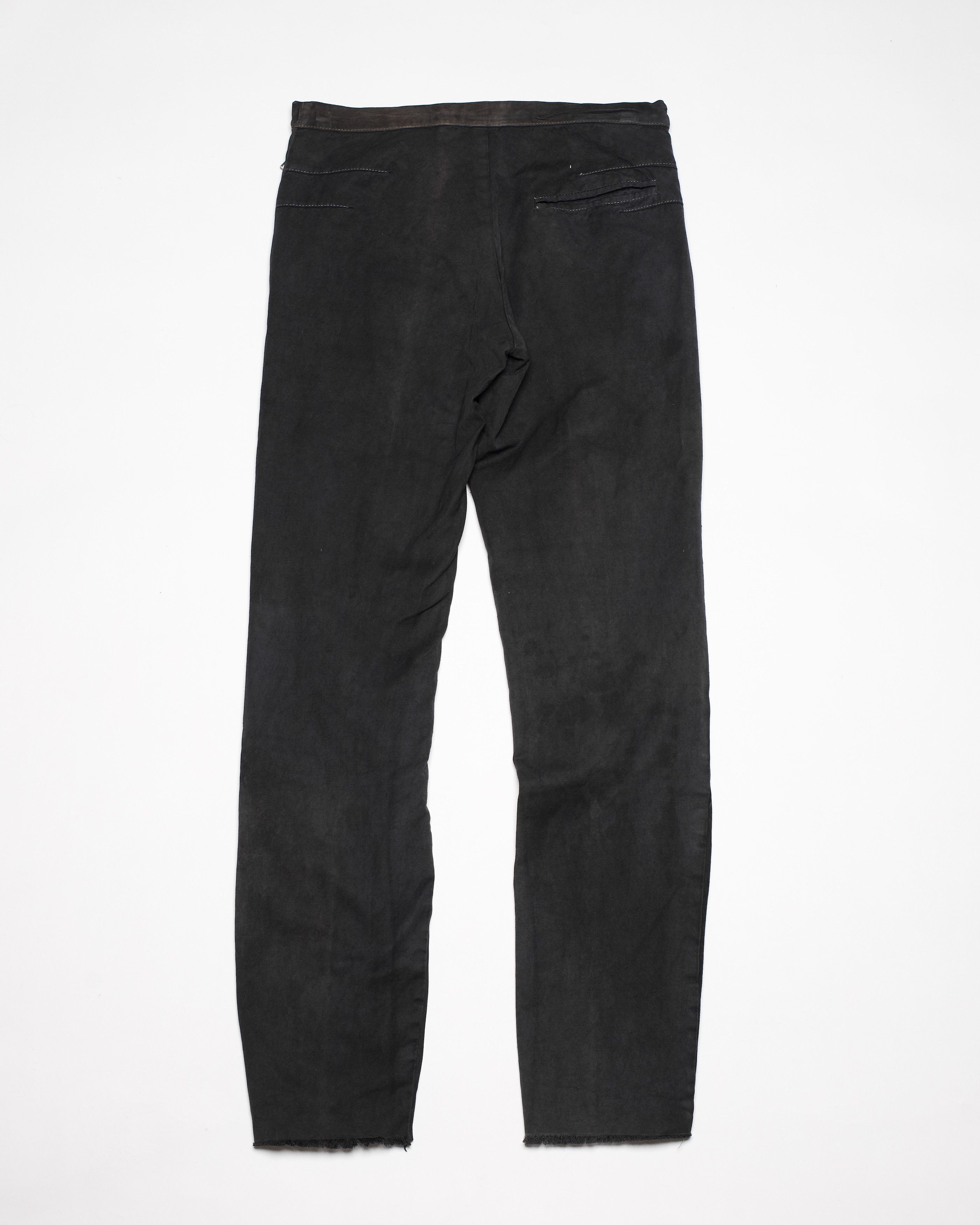 Dirk Schonberger Dirk Schönberger Suede Leather Panel Pants Size US 30 / EU 46 - 2 Thumbnail