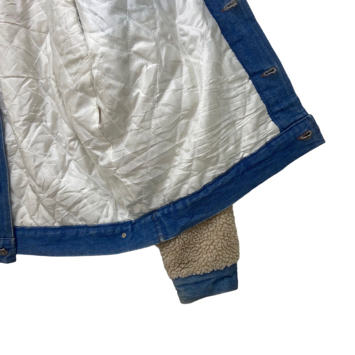 Japanese Brand 🔥Iconic Stylish Street Fashion Denim Sherpa Trucker Size US M / EU 48-50 / 2 - 16 Thumbnail