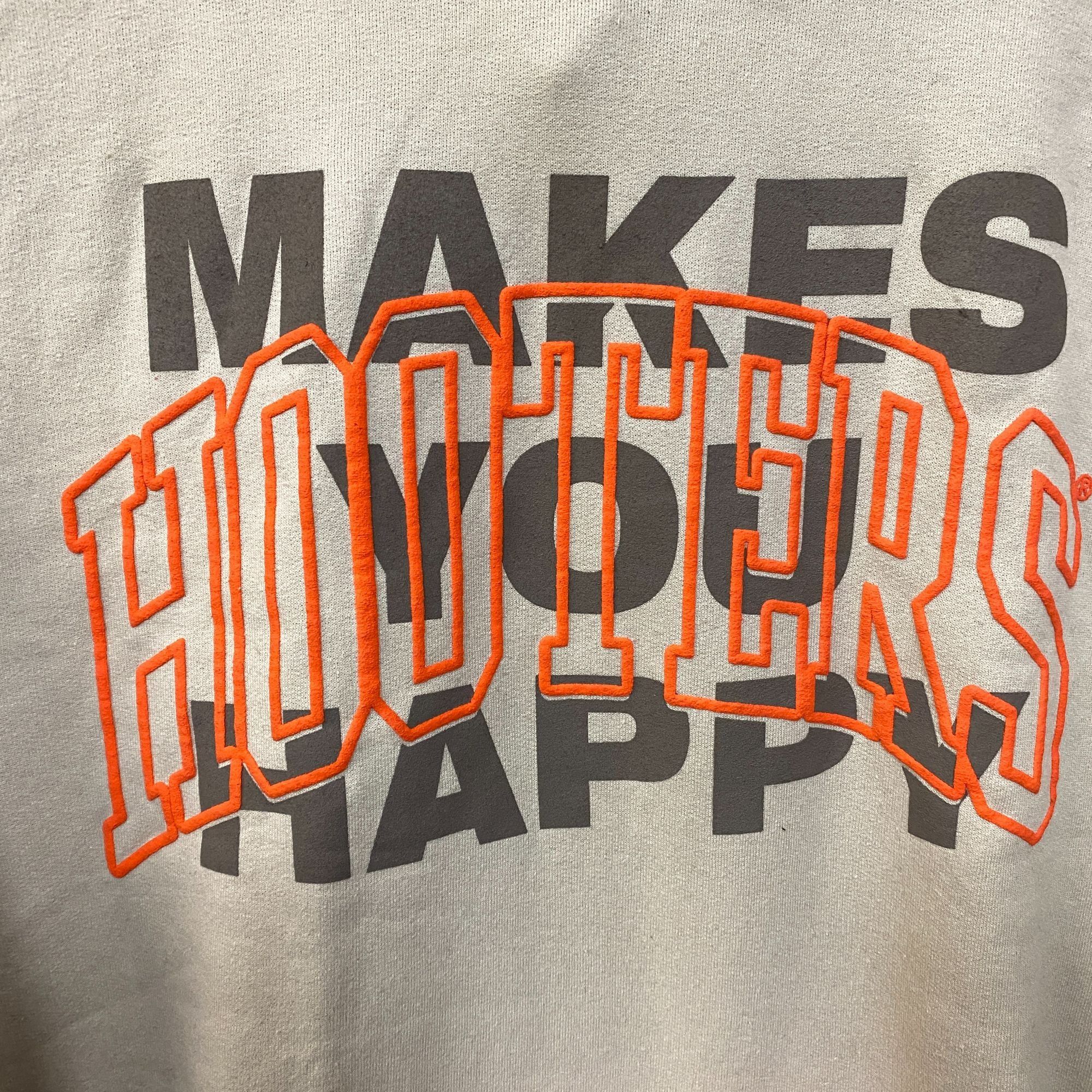 Ripple Junction Hooters Makes You Happy Dual-Sided Hoodie Medium Size US M / EU 48-50 / 2 - 2 Thumbnail