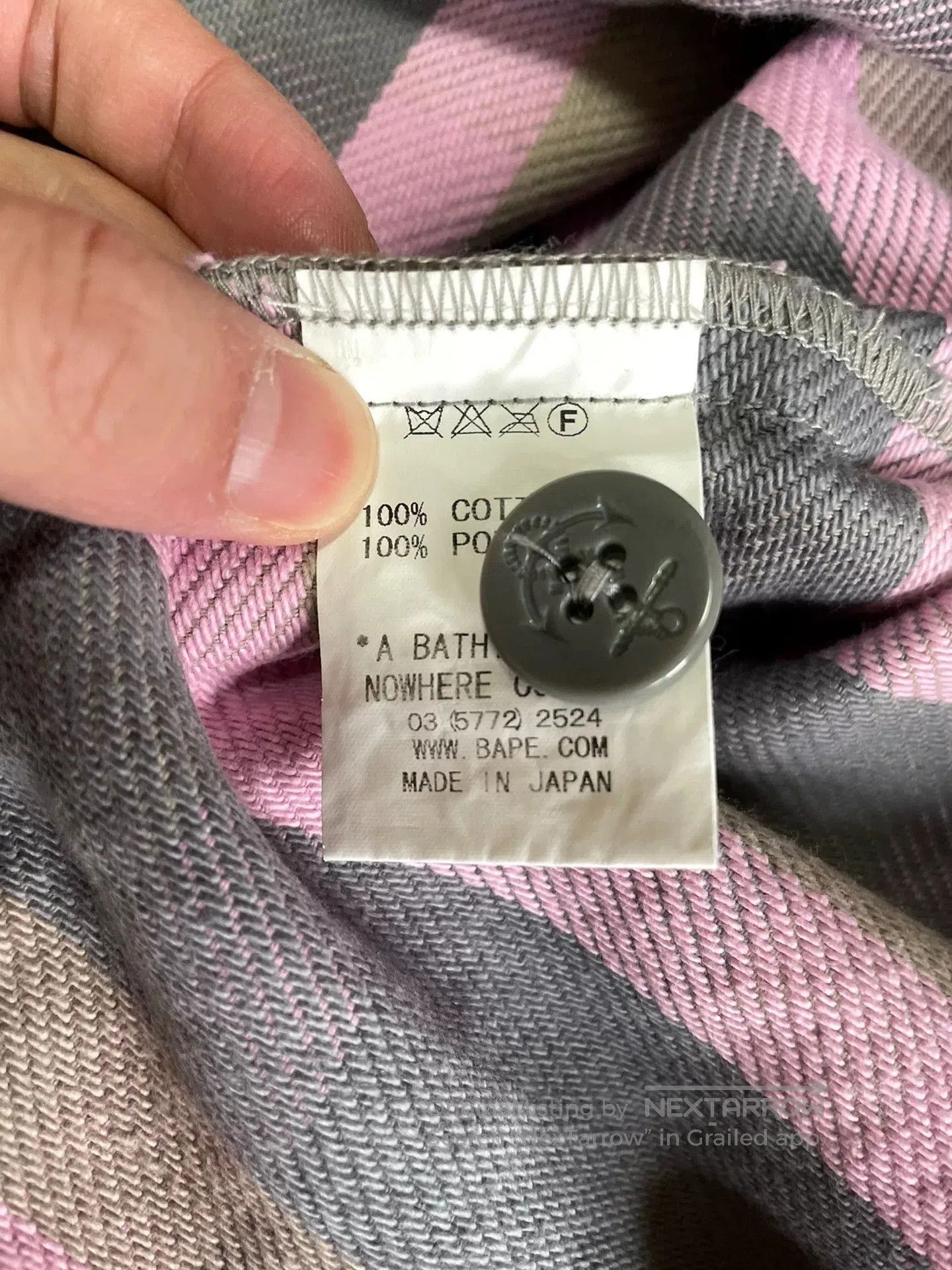 Bape BAPE Aoyama Limited Pink Check Shirt Jacket. Size US M / EU 48-50 / 2 - 8 Thumbnail