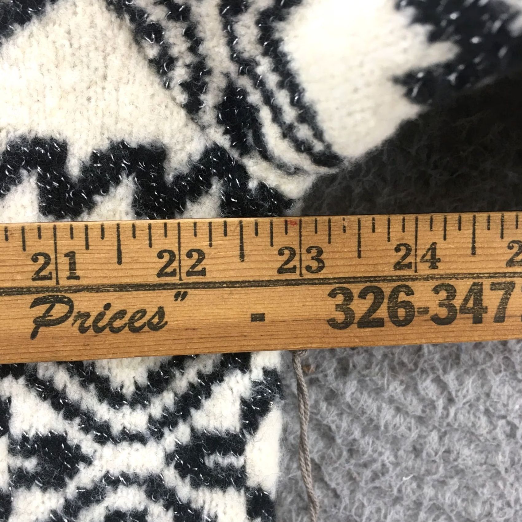 Vintage A New Day Sweaters Womens XL White Crew Neck Long Sleeves Pullover NEW Knit Polyester Argyle/Diamond Casual Size XL / US 12-14 / IT 48-50 - 6 Thumbnail