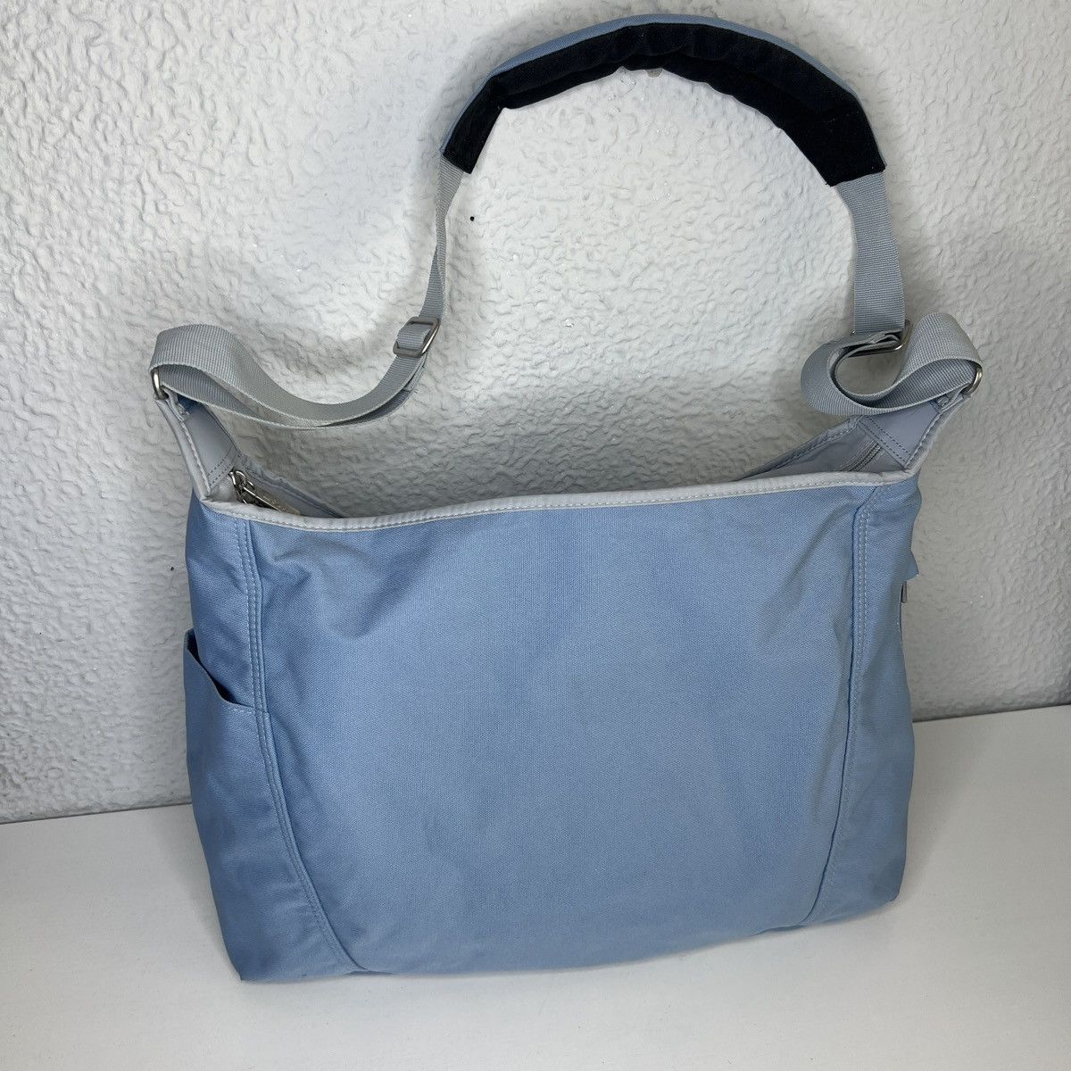 Nike Vintage Y2K Nike Cordura Baby Blue Shoulder Bag Size ONE SIZE - 4 Thumbnail