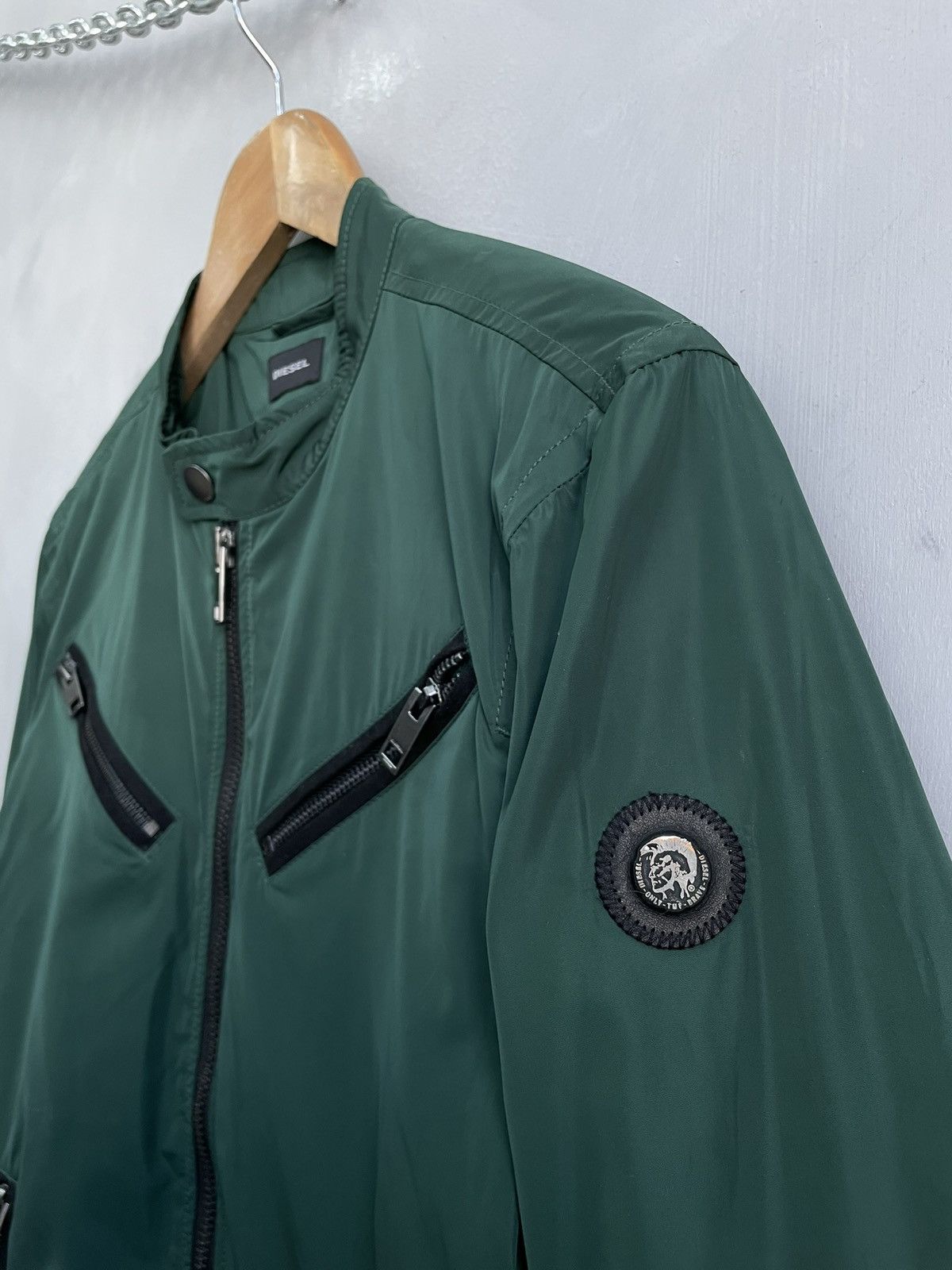 Diesel Racing zipper Diesel rare light jacket y2k Size US M / EU 48-50 / 2 - 7 Thumbnail