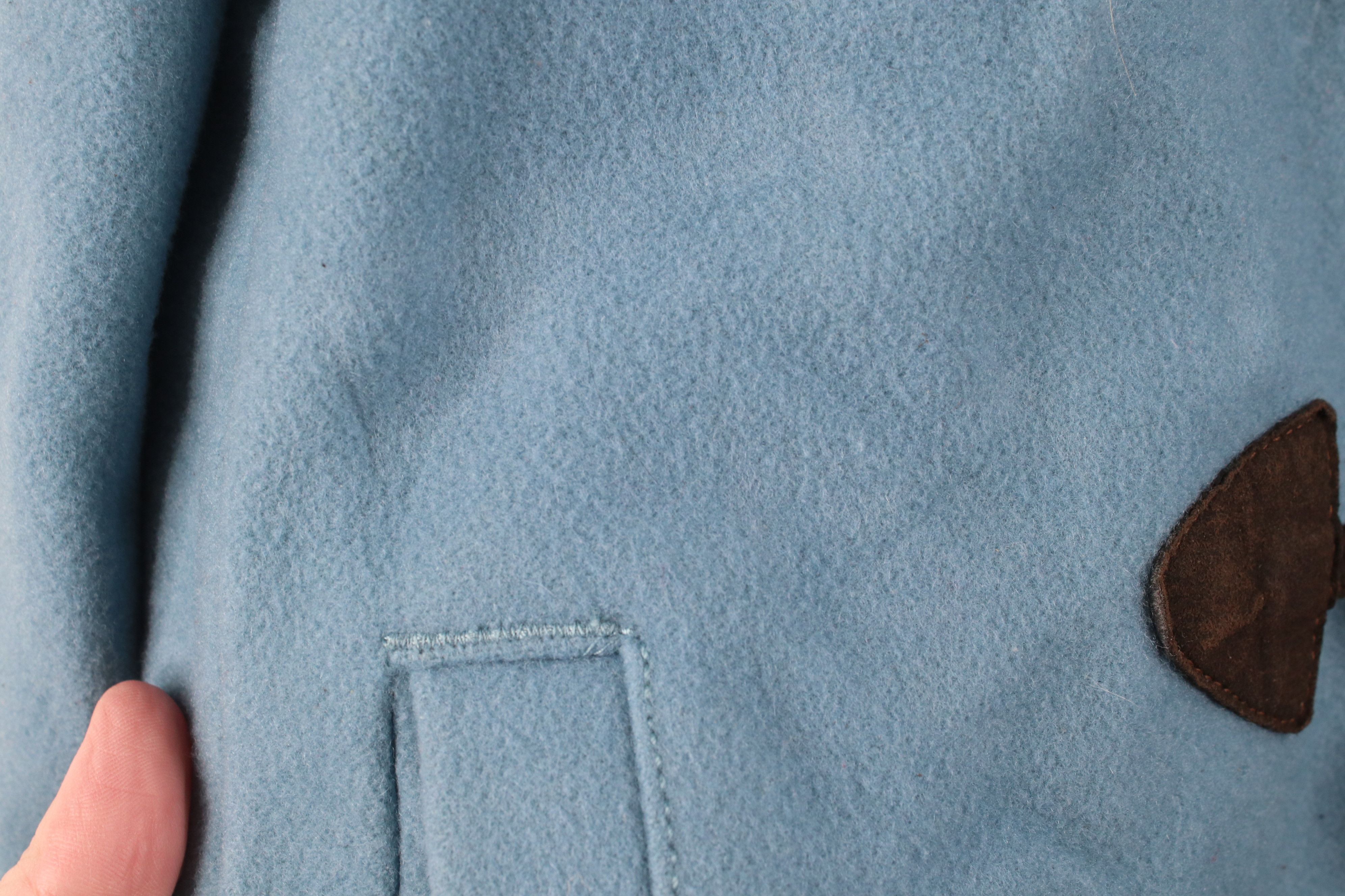 Gap Vintage Y2K Gap Wool Blend Toggle Button Coat Jacket Blue Size M / US 6-8 / IT 42-44 - 7 Thumbnail