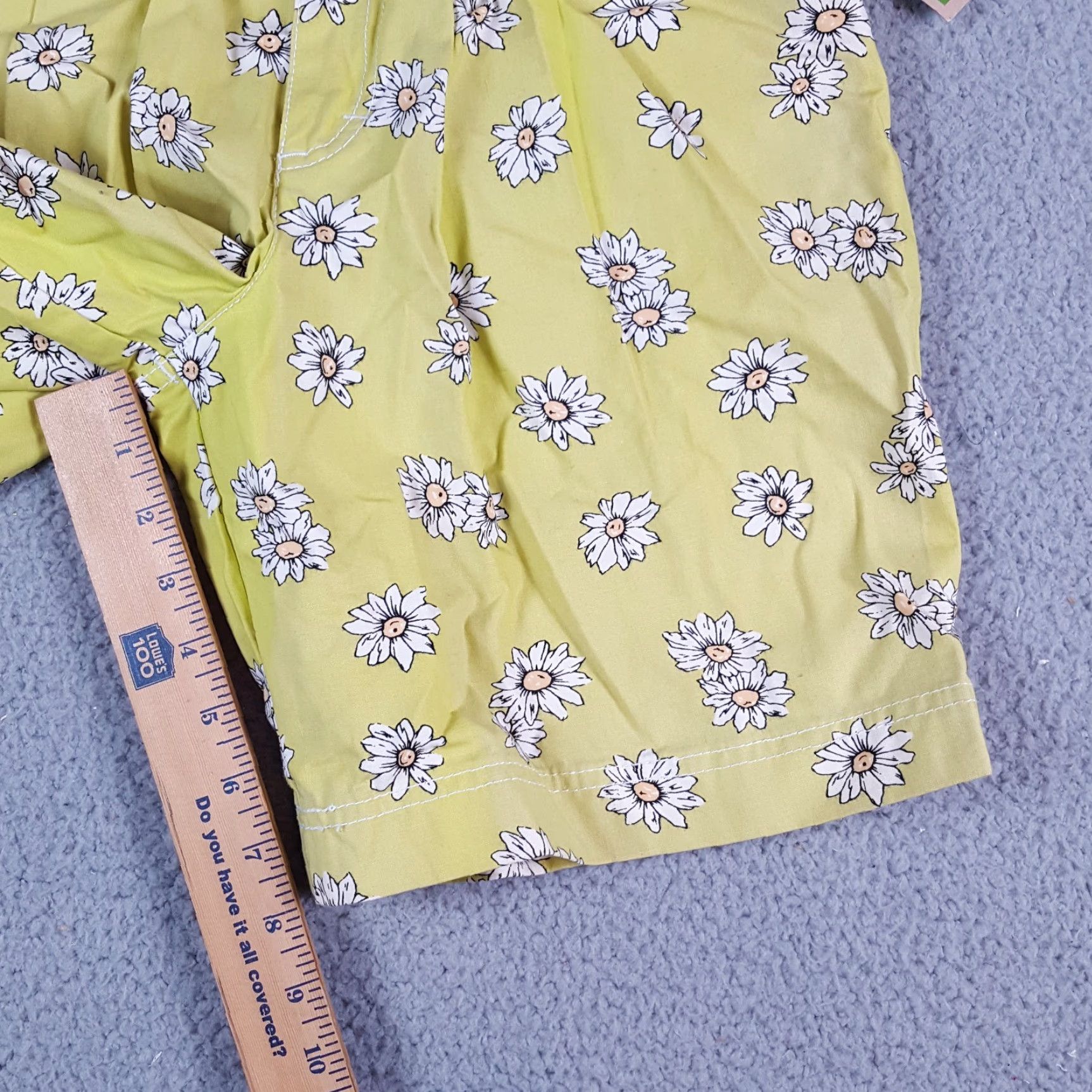 Esprit VINTAGE Esprit Green Floral Pleated High Waisted Teens Size 8 Preppy Shorts Size 30" / US 8 / IT 44 - 6 Thumbnail