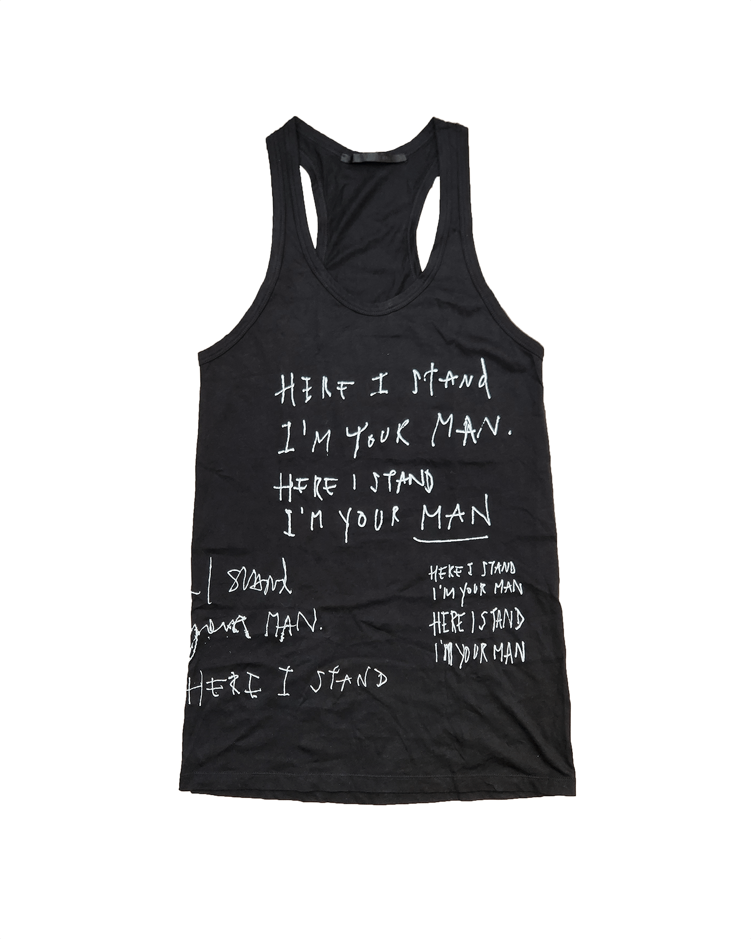 Haider Ackermann Haider Ackerman SS19 "I'm Your Man" Printed Tank Top Size US S / EU 44-46 / 1 - 1 Thumbnail
