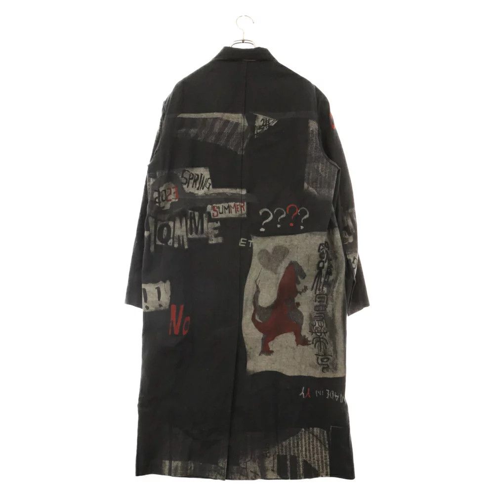 Yohji Yamamoto Yohji Yamamoto POUR HOMME 23SS Graphic Print Coat Size US L / EU 52-54 / 3 - 2 Thumbnail
