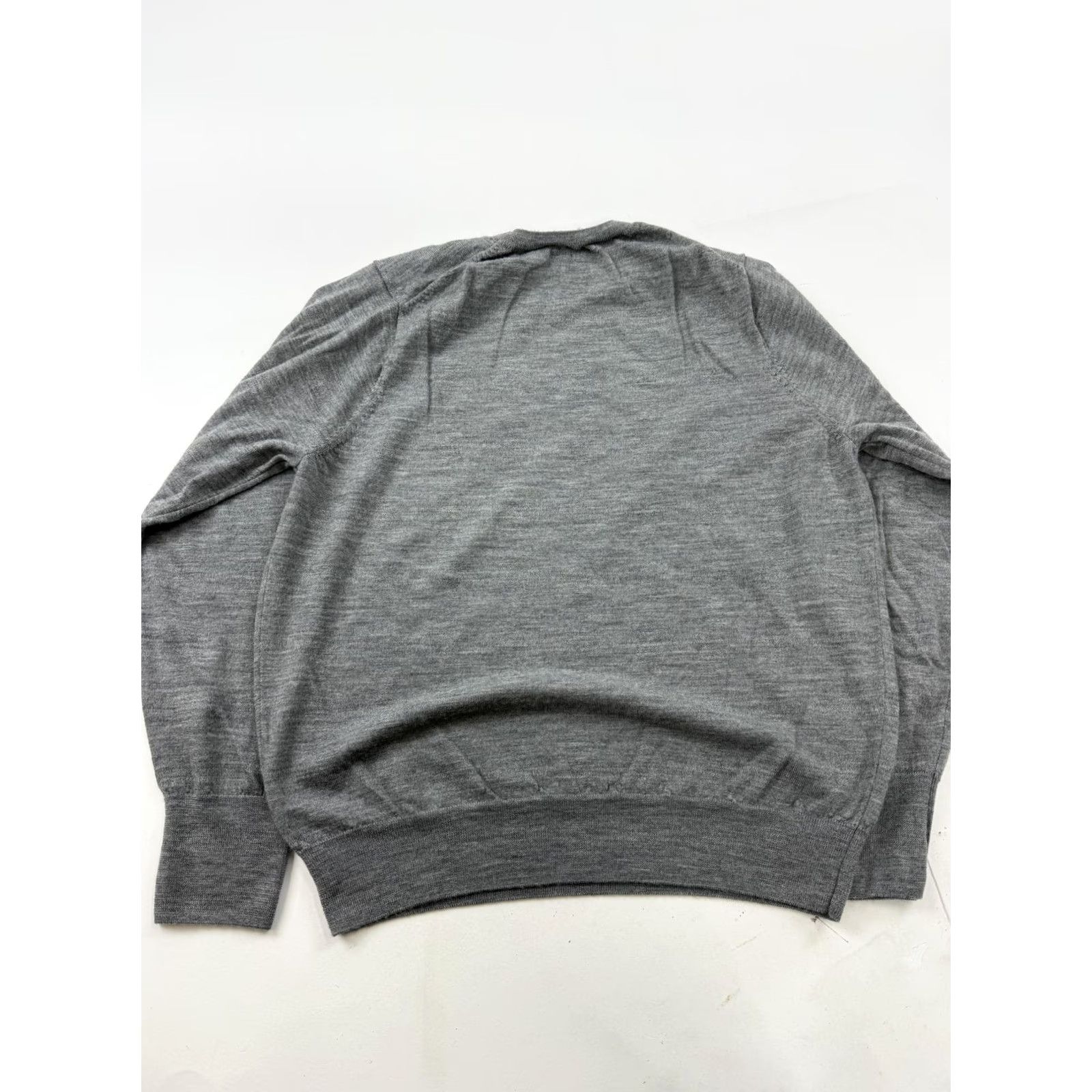 Muji MUJI Sweater Mens XL Gray 100% Wool Crewneck Lightweight Knit Pullover Casual Shirt Size US XL / EU 56 / 4 - 6 Thumbnail
