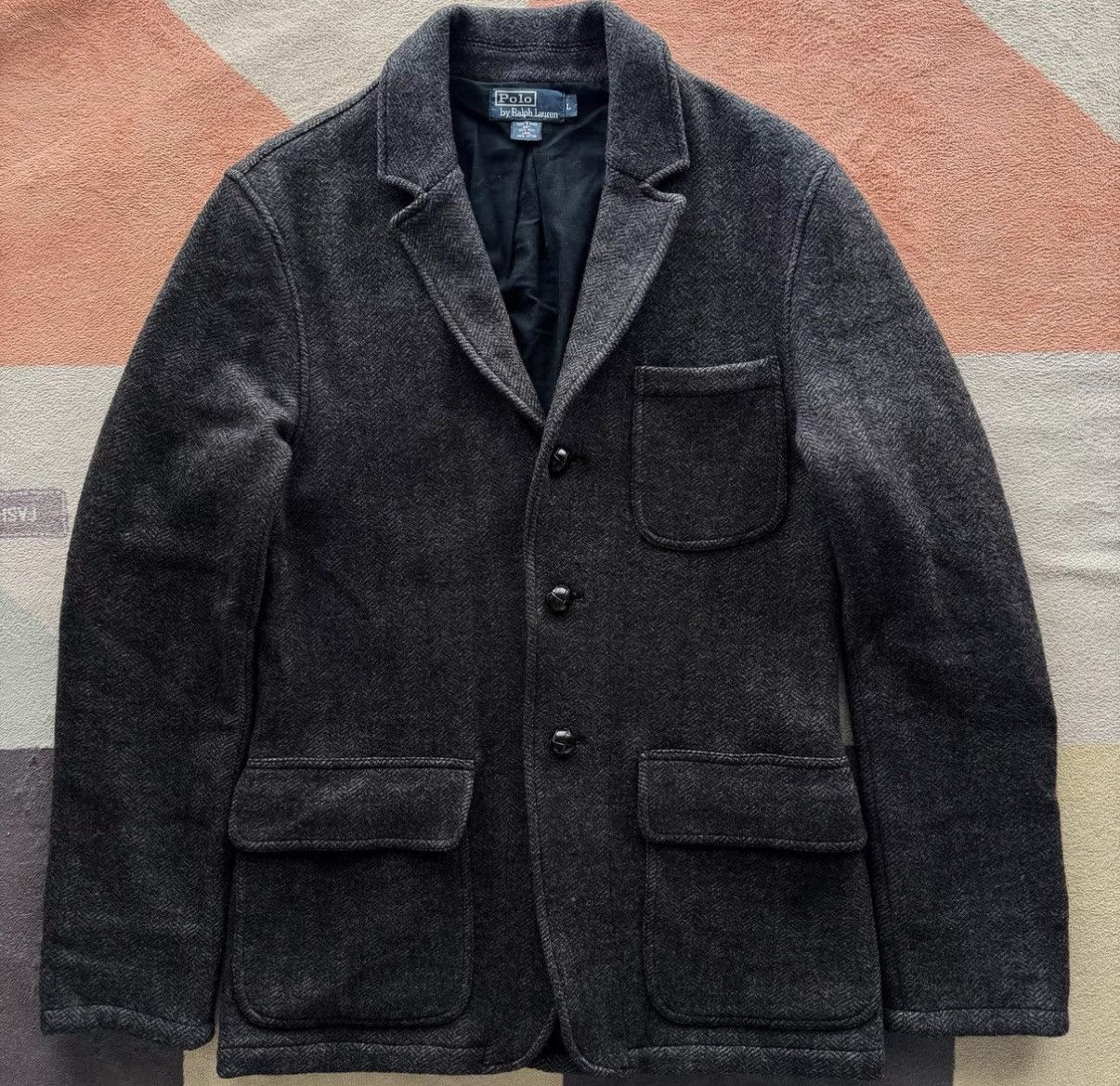 Polo Ralph Lauren Ralph Lauren Polo Knit Wool Blazer K22 Size US L / EU 52-54 / 3 - 1 Thumbnail
