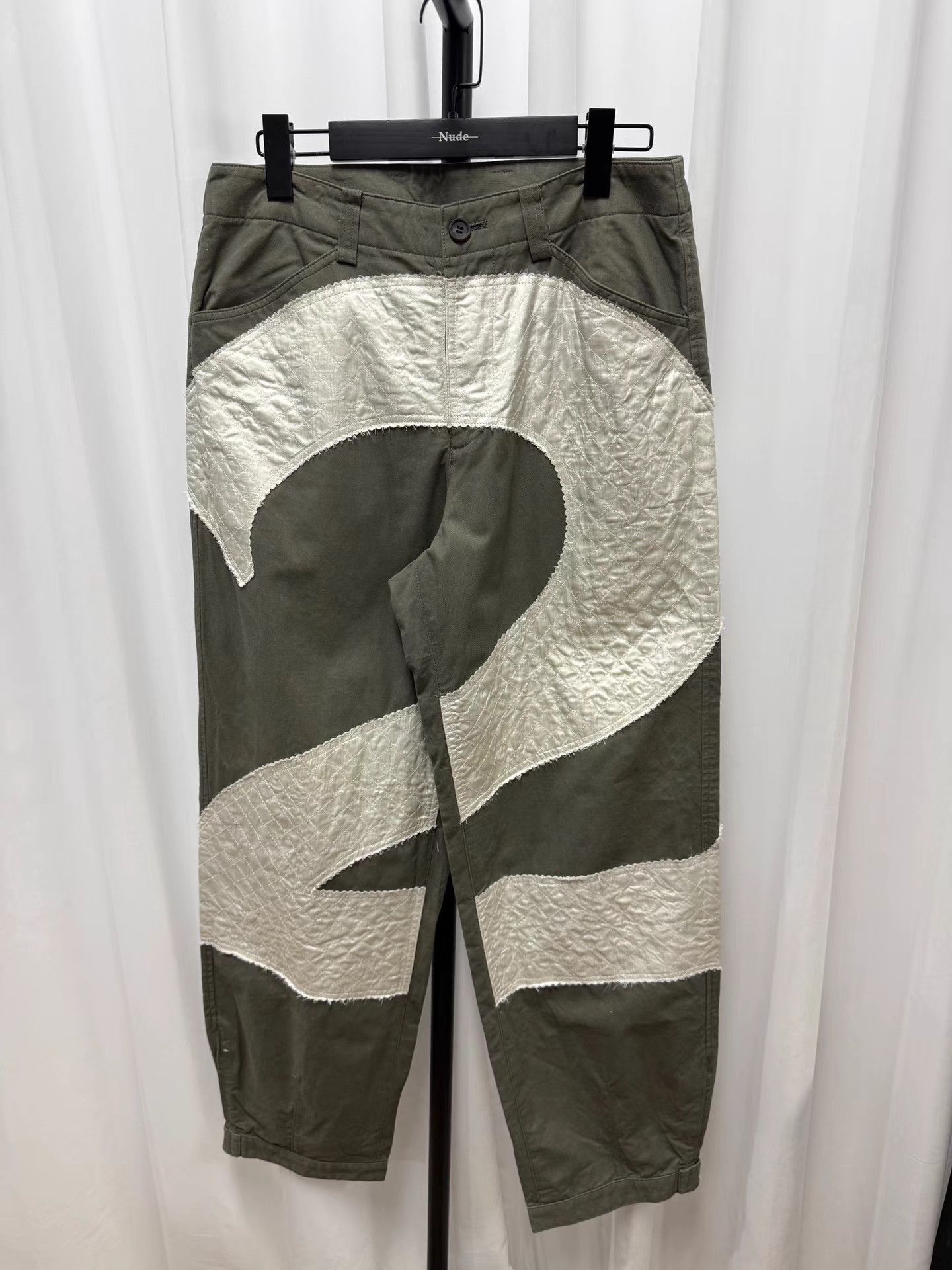Issey Miyake Issey Miyake Color Block Cargo Pants K20 Size US 31 - 1 Thumbnail