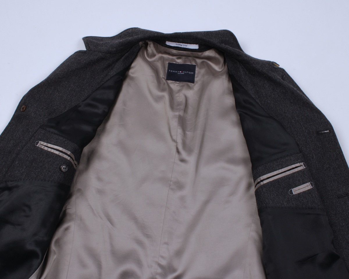 Designer × Tommy Hilfiger × Vintage TOMMY HILFIGER Tailored Feeling Wool Blend Potters Long Coat Size US S / EU 44-46 / 1 - 12 Thumbnail